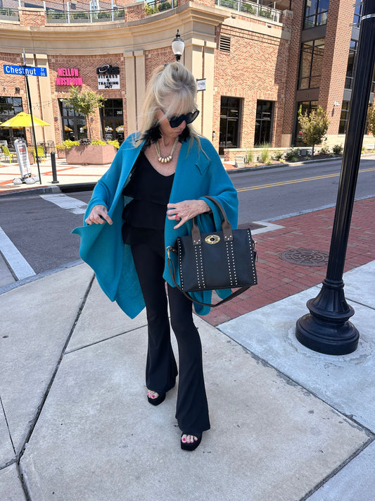 Ruana With Strap
