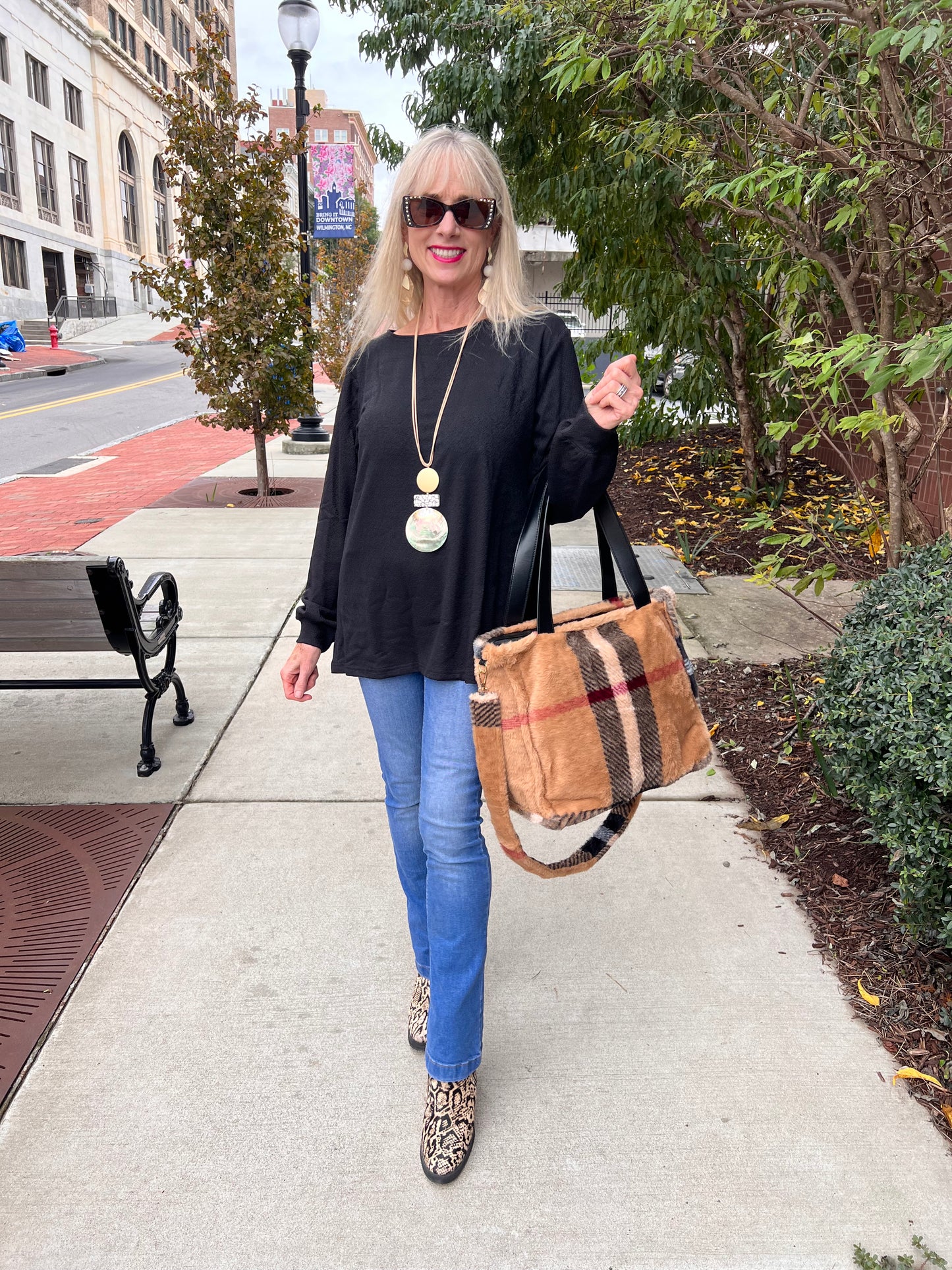 Black Long Sleeve Top