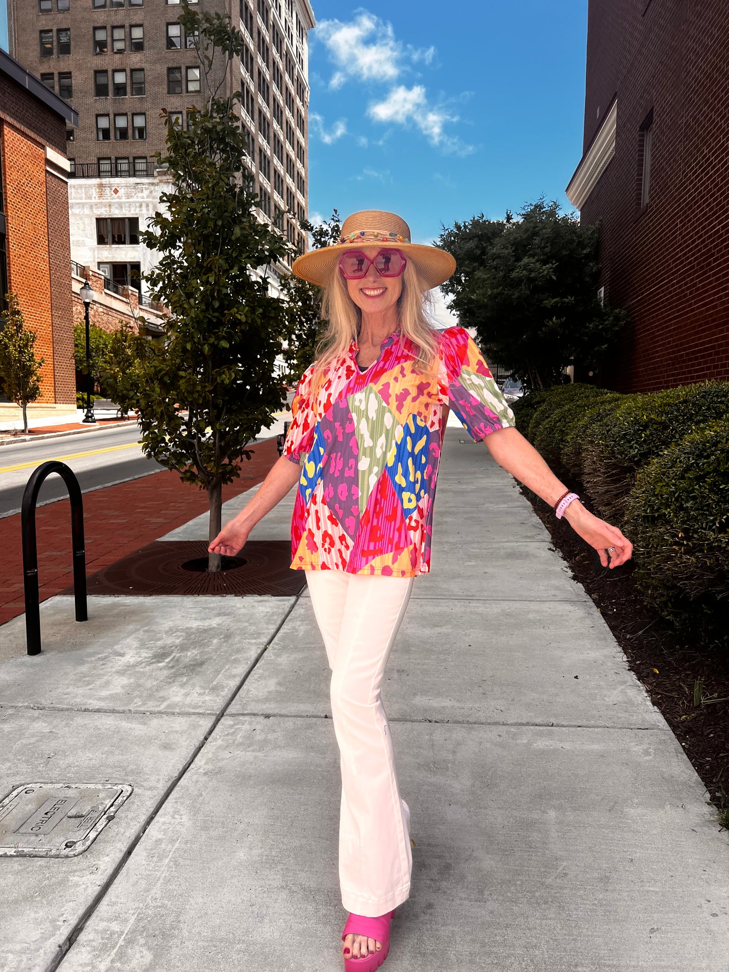 Multi Printed Top