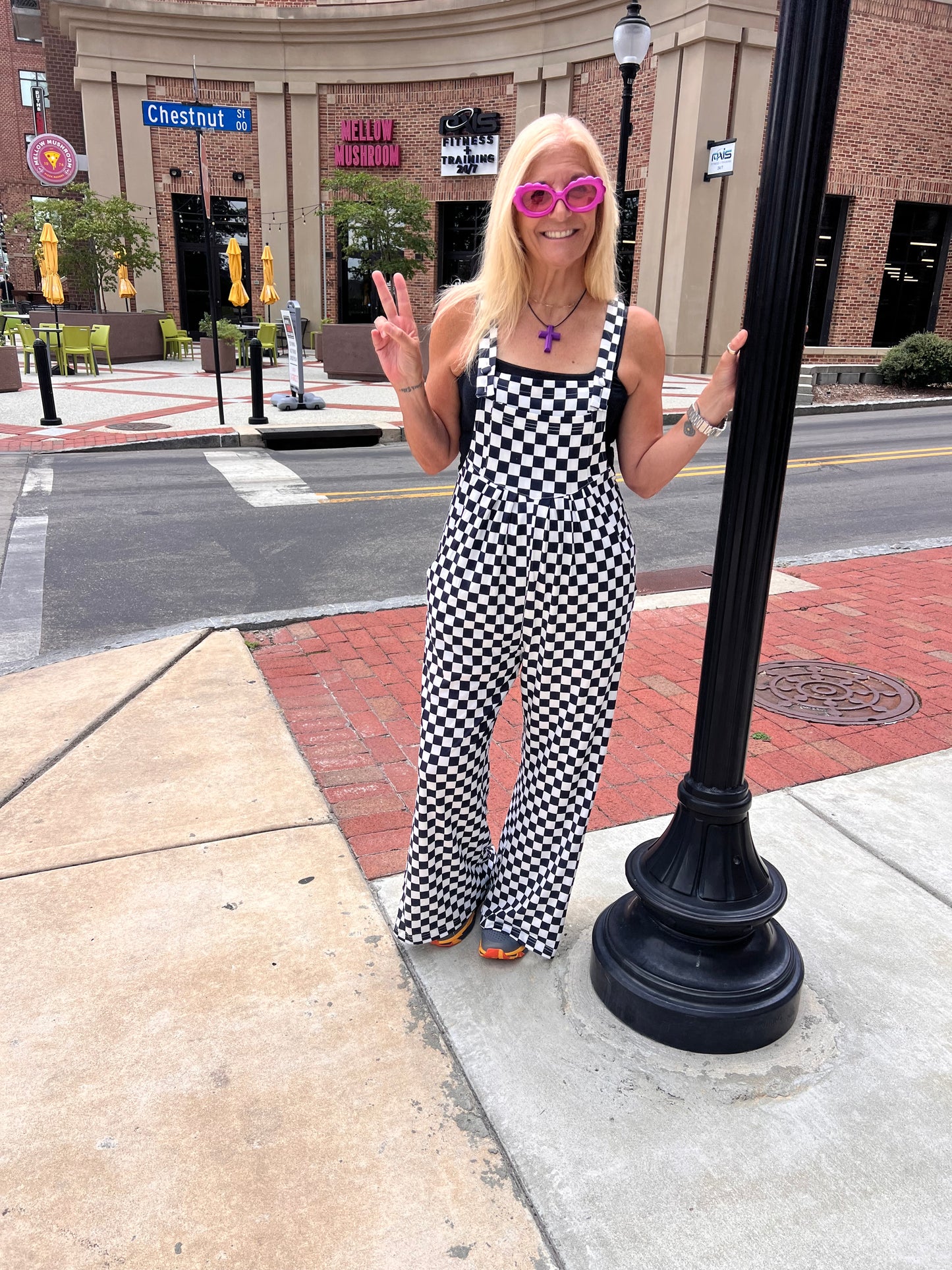 Checkered Jumpsuit