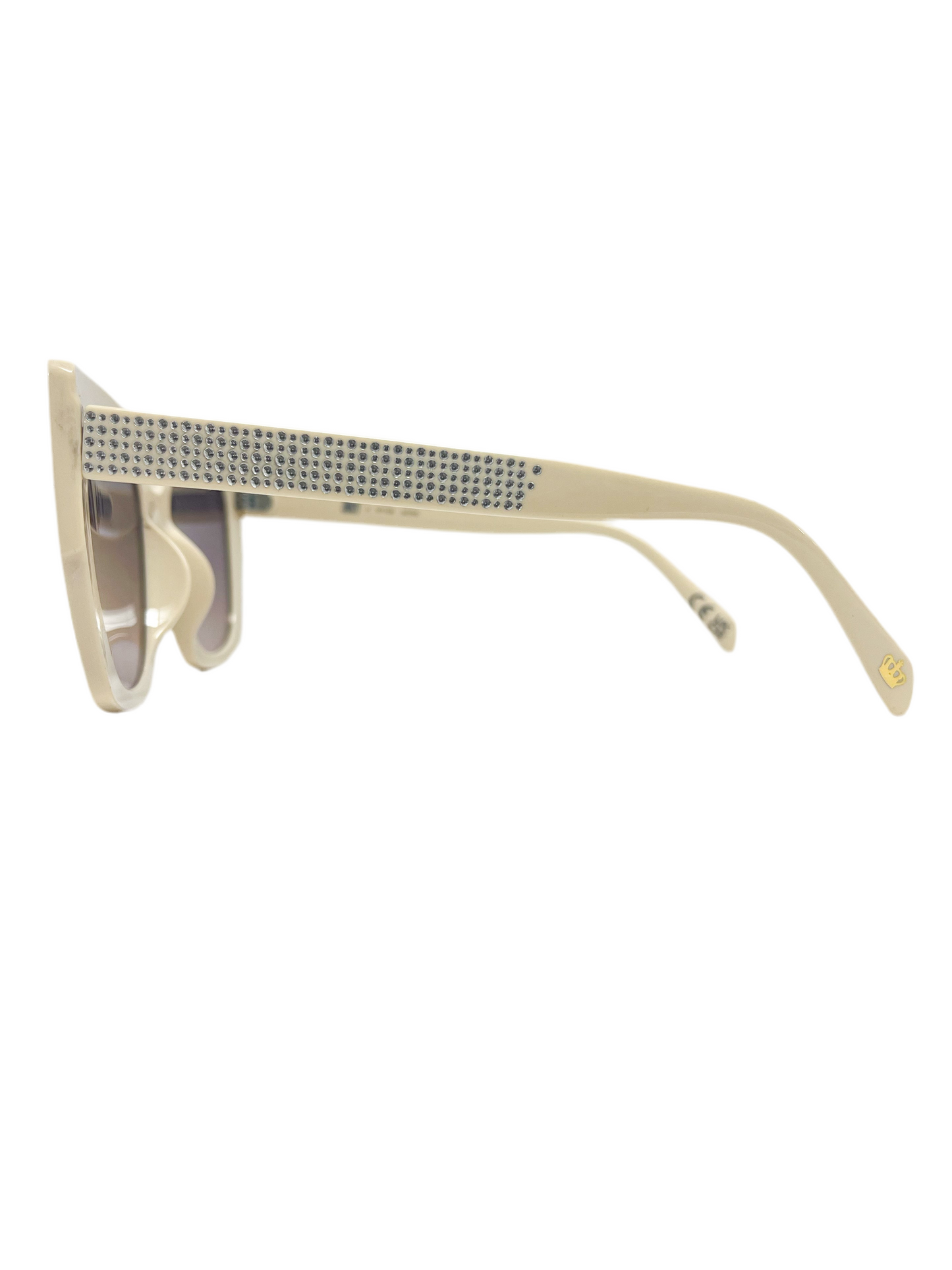 Crystal Brimmed sunglasses