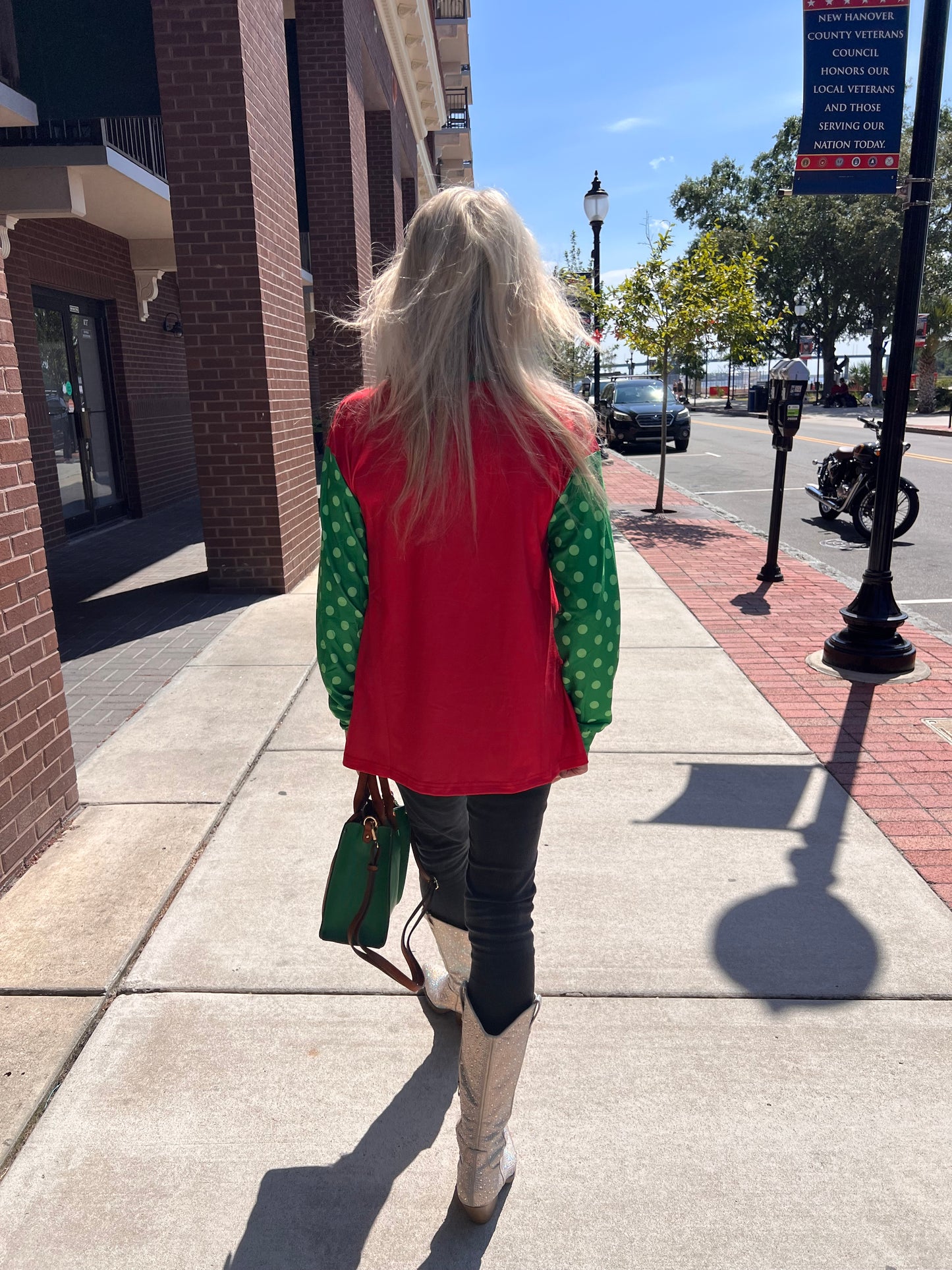 Long Sleeve Snowman Top