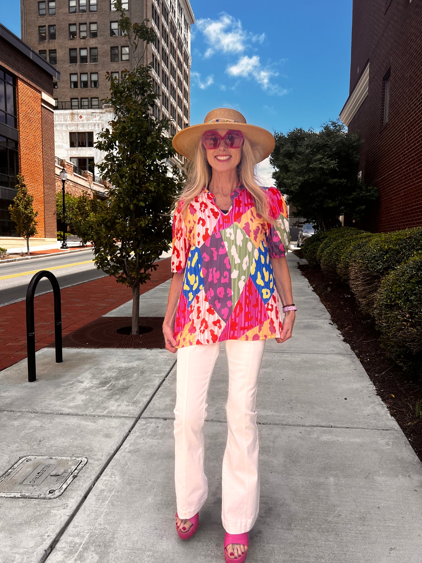 Multi Printed Top