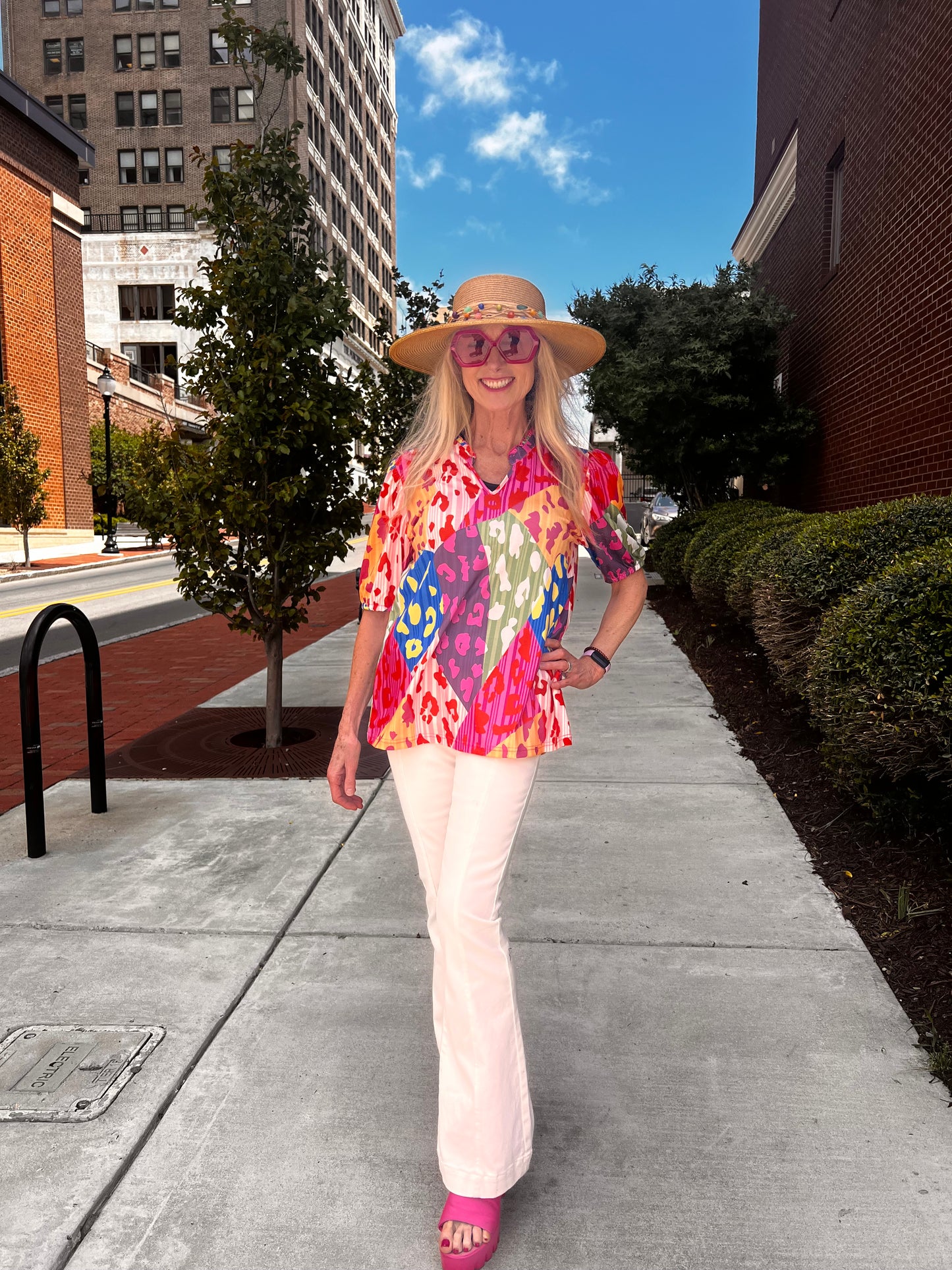 Multi Printed Top