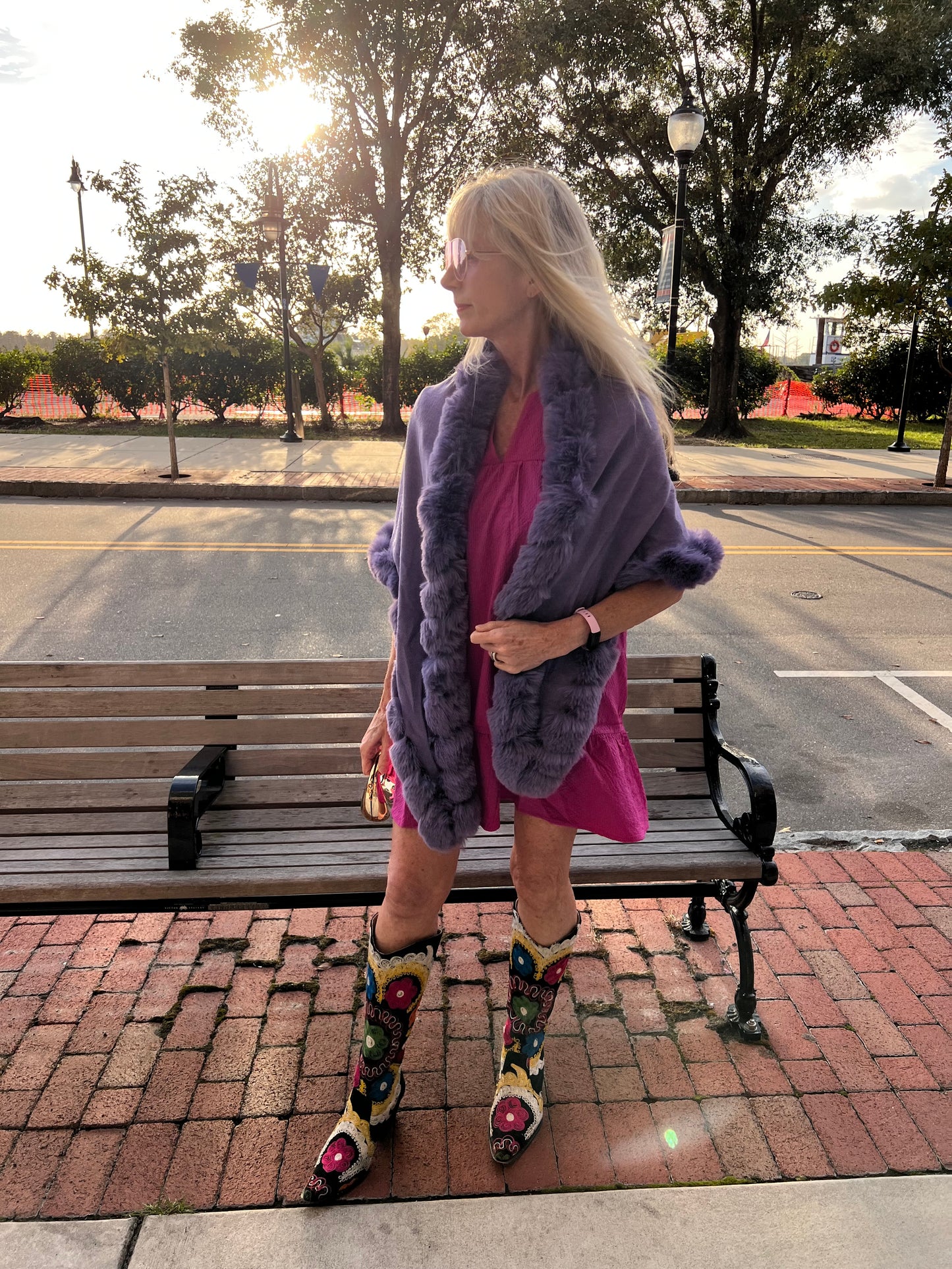 Purple Funky Cape