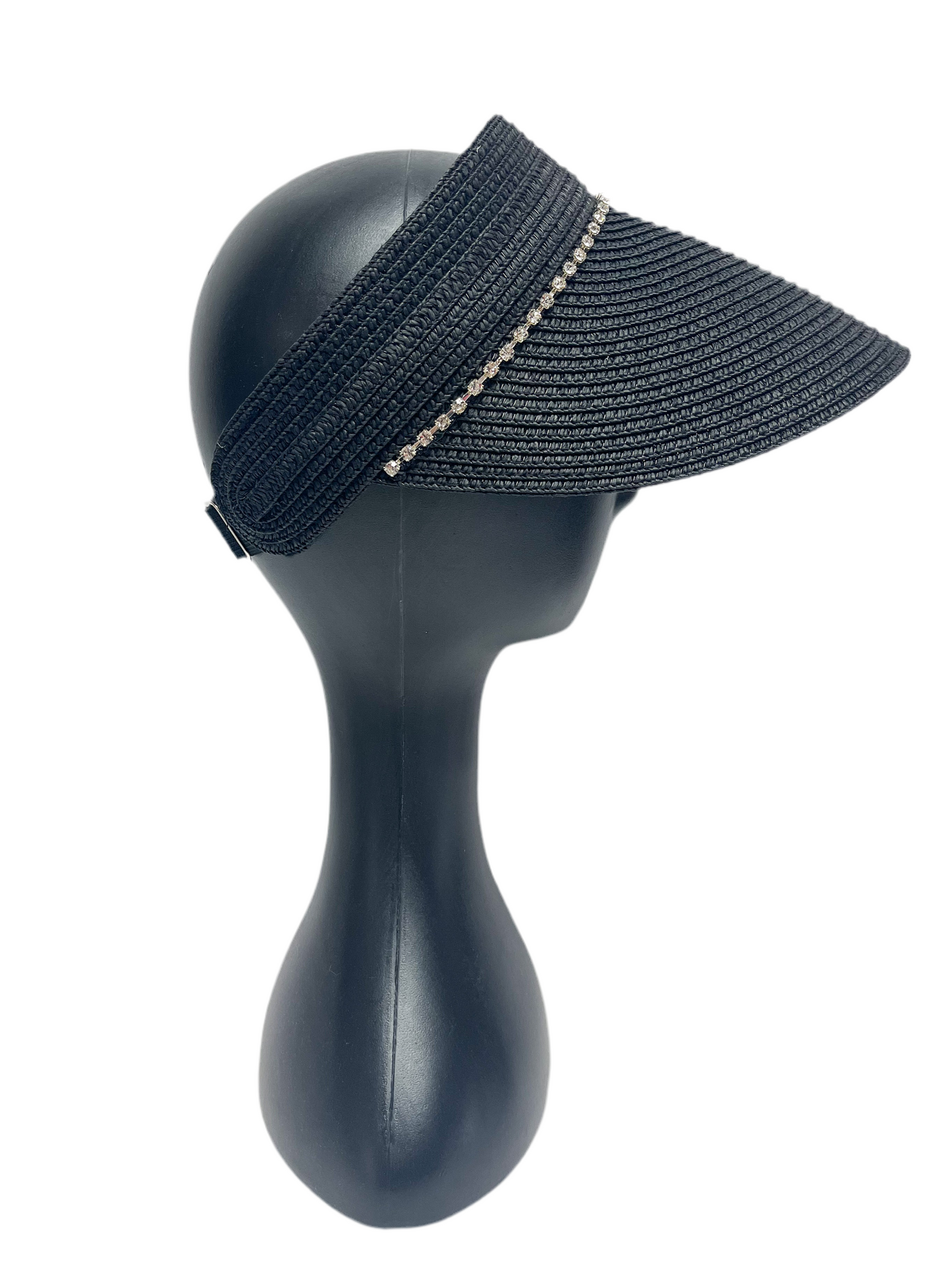 Crystal Heart Visor Hat