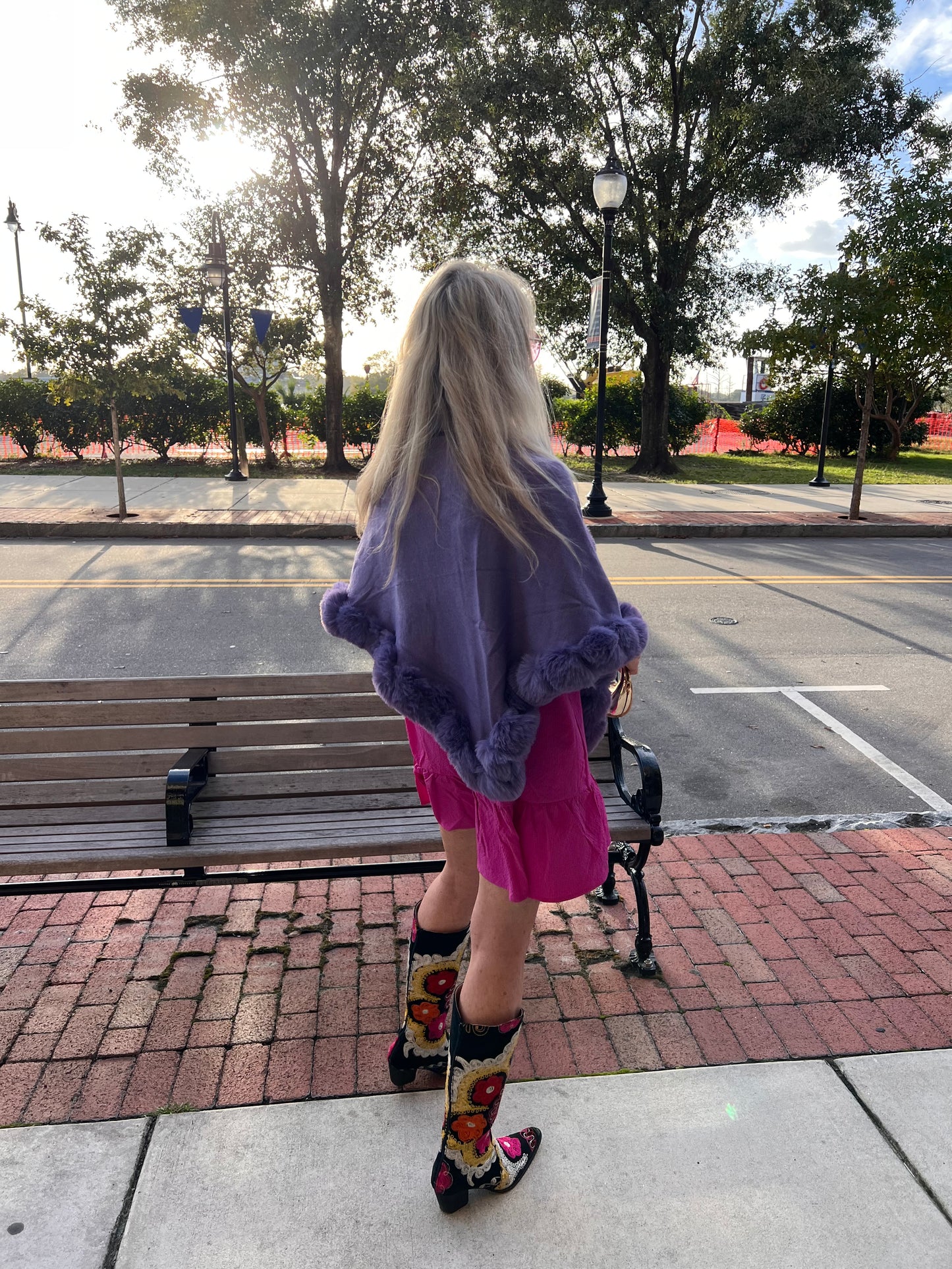 Purple Funky Cape