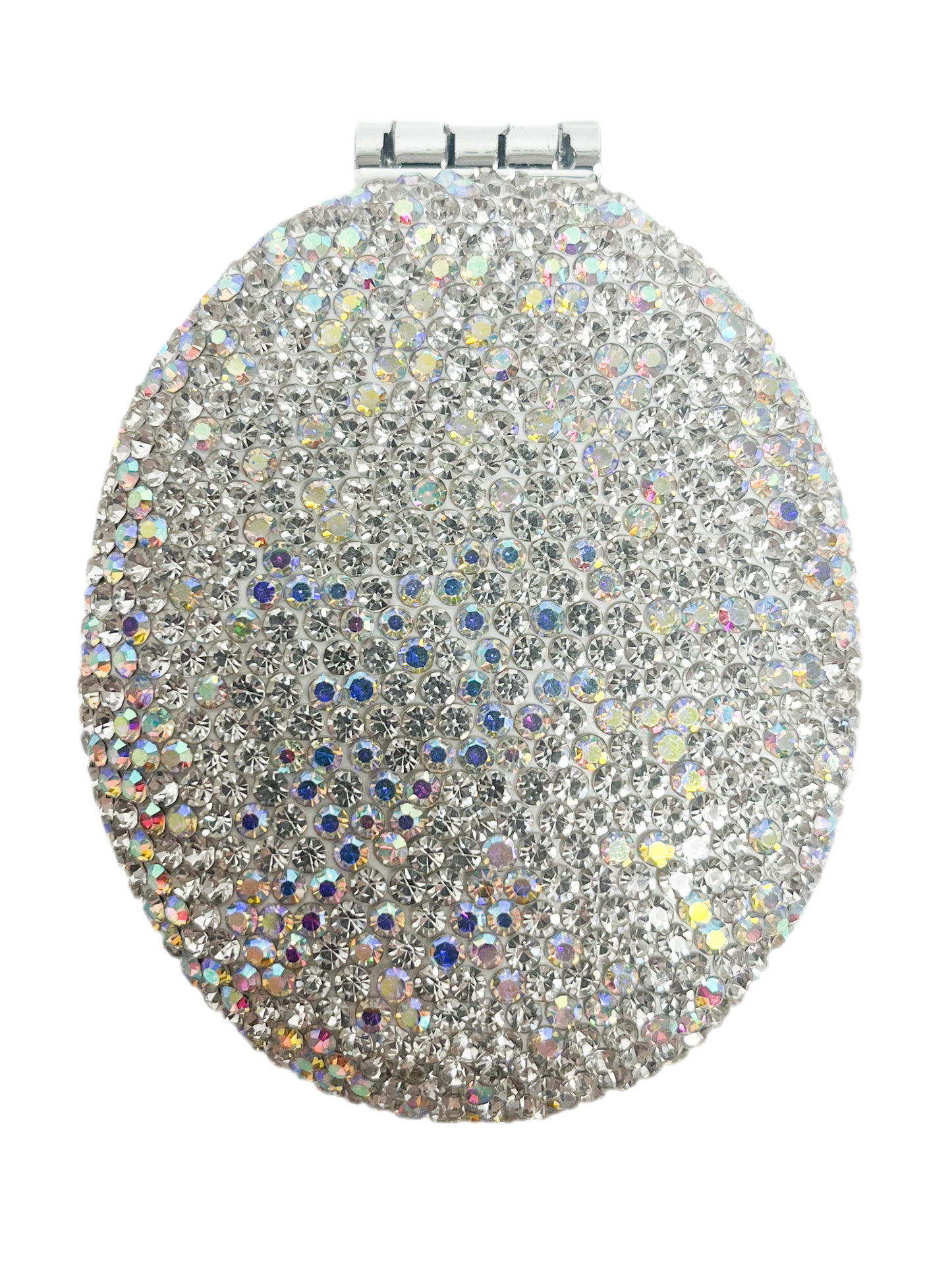 Crystal mirror and hairbrush