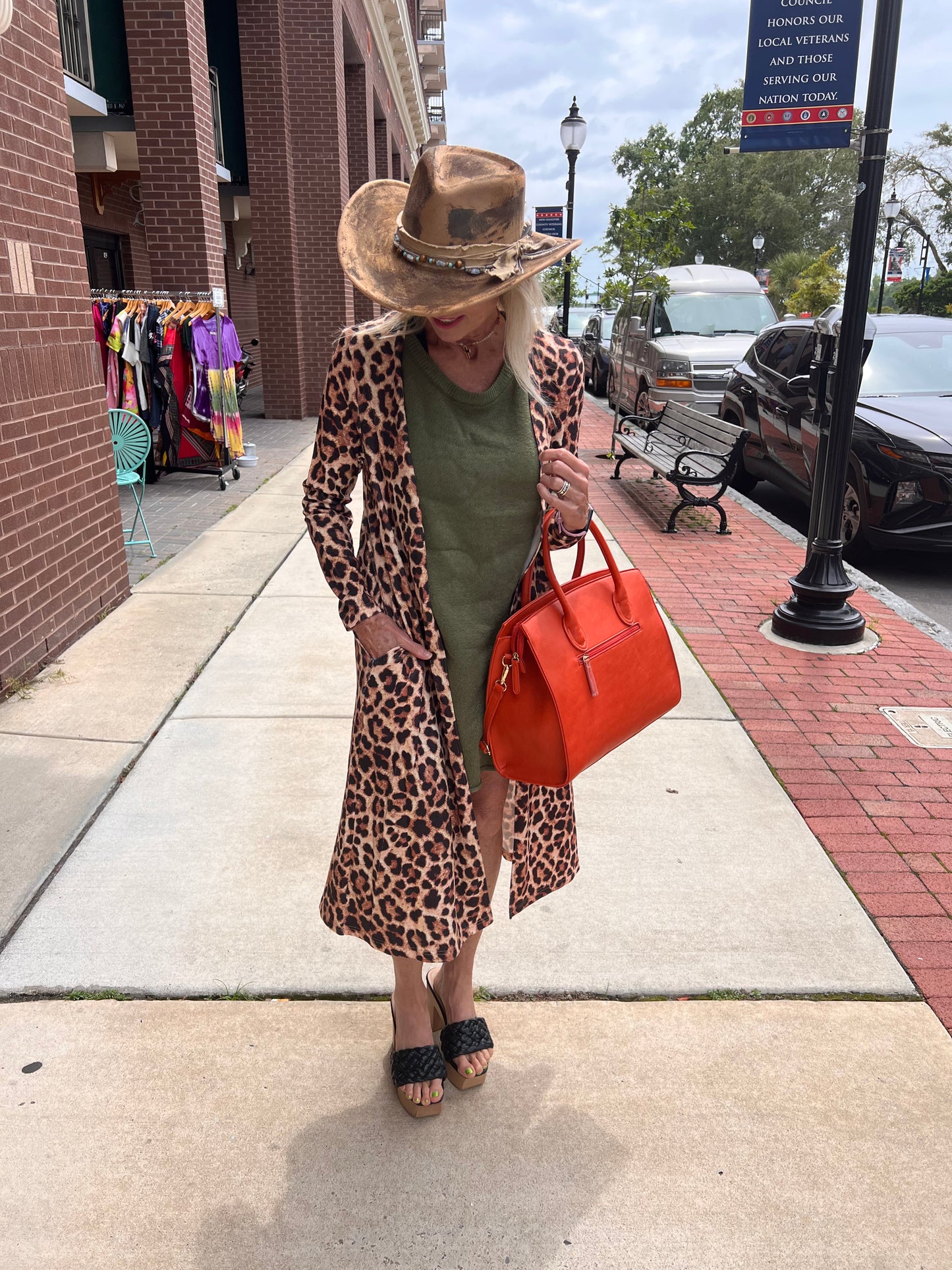Printed Cardigan