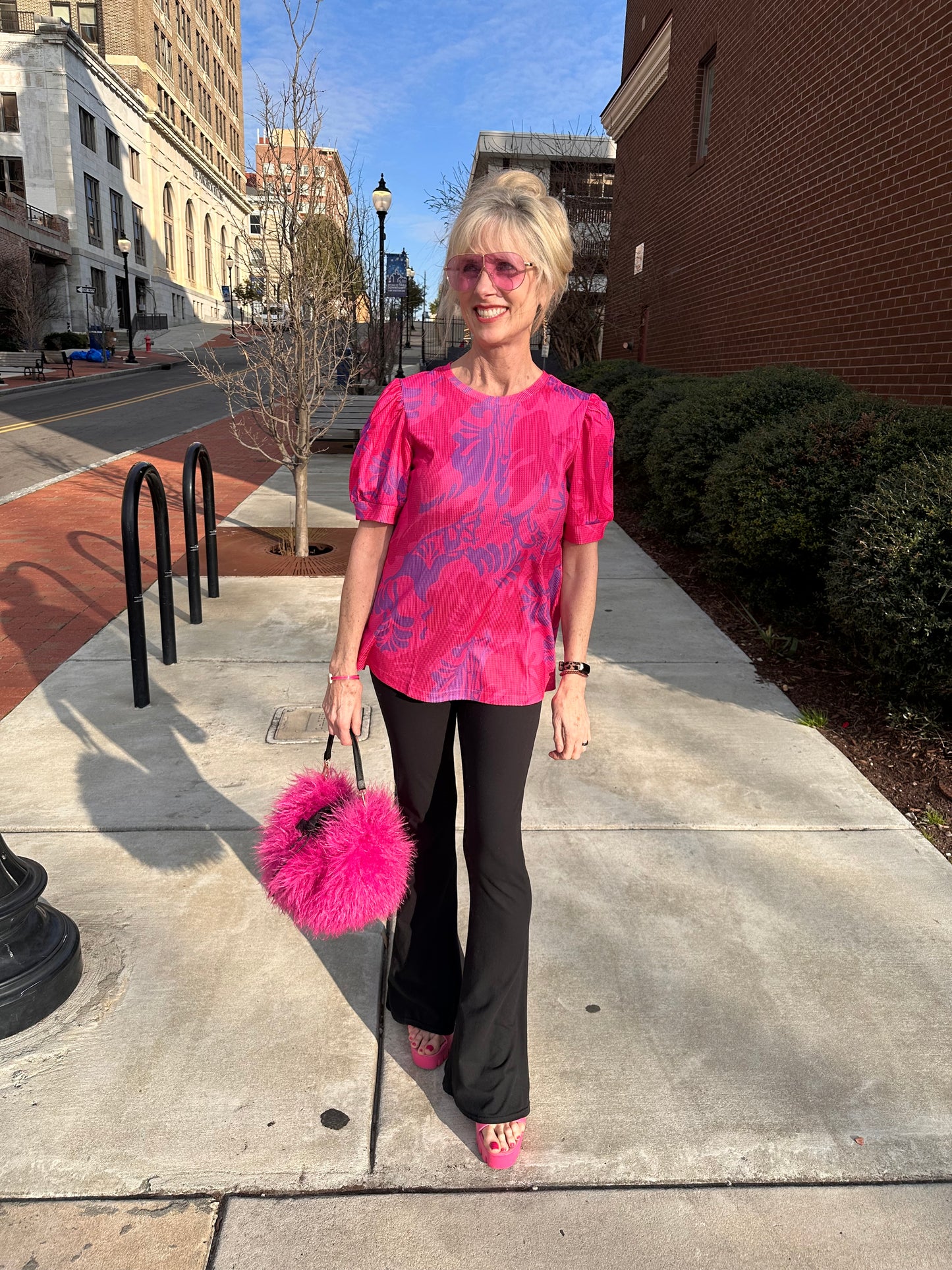 Pink Puff Short Sleeve