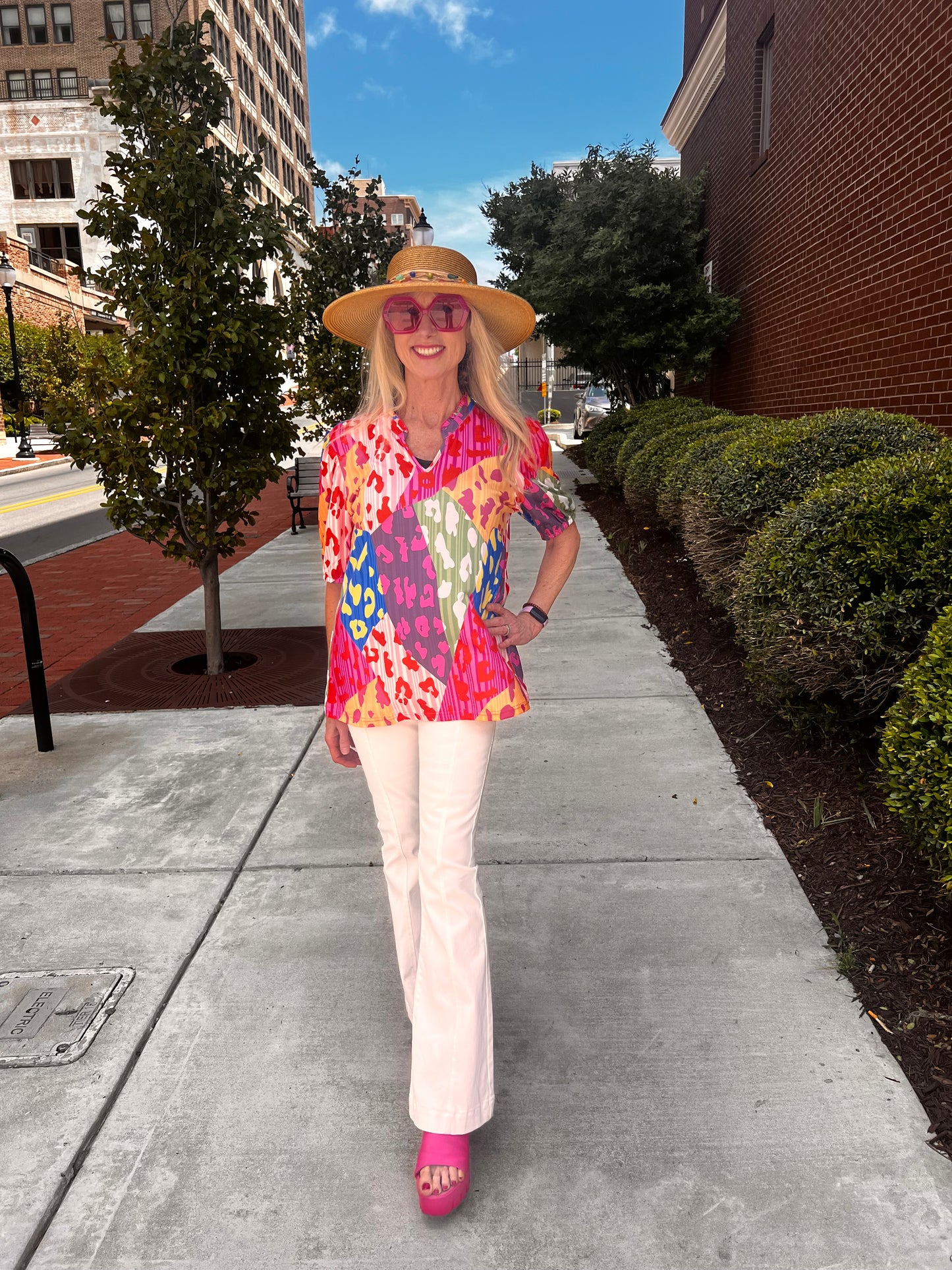 Multi Printed Top