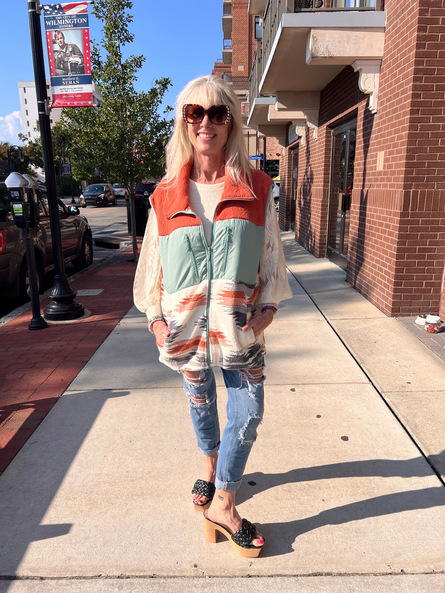 Printed Vest