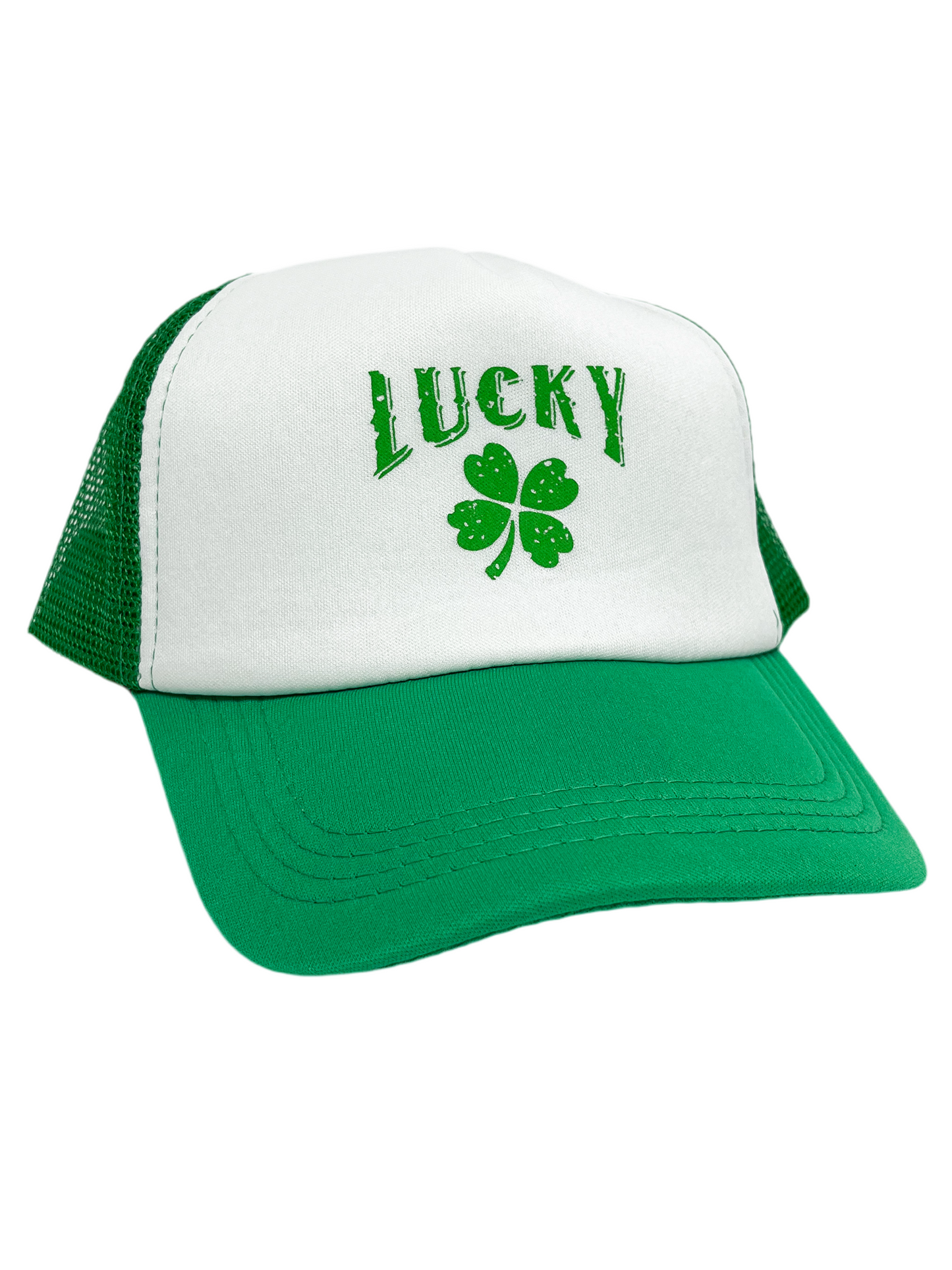 Lucky foam trucker hat