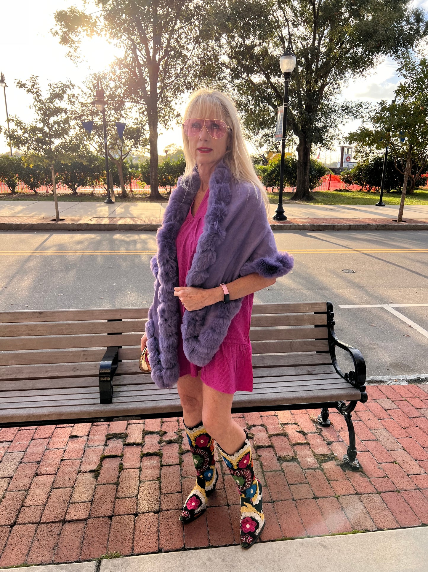 Purple Funky Cape