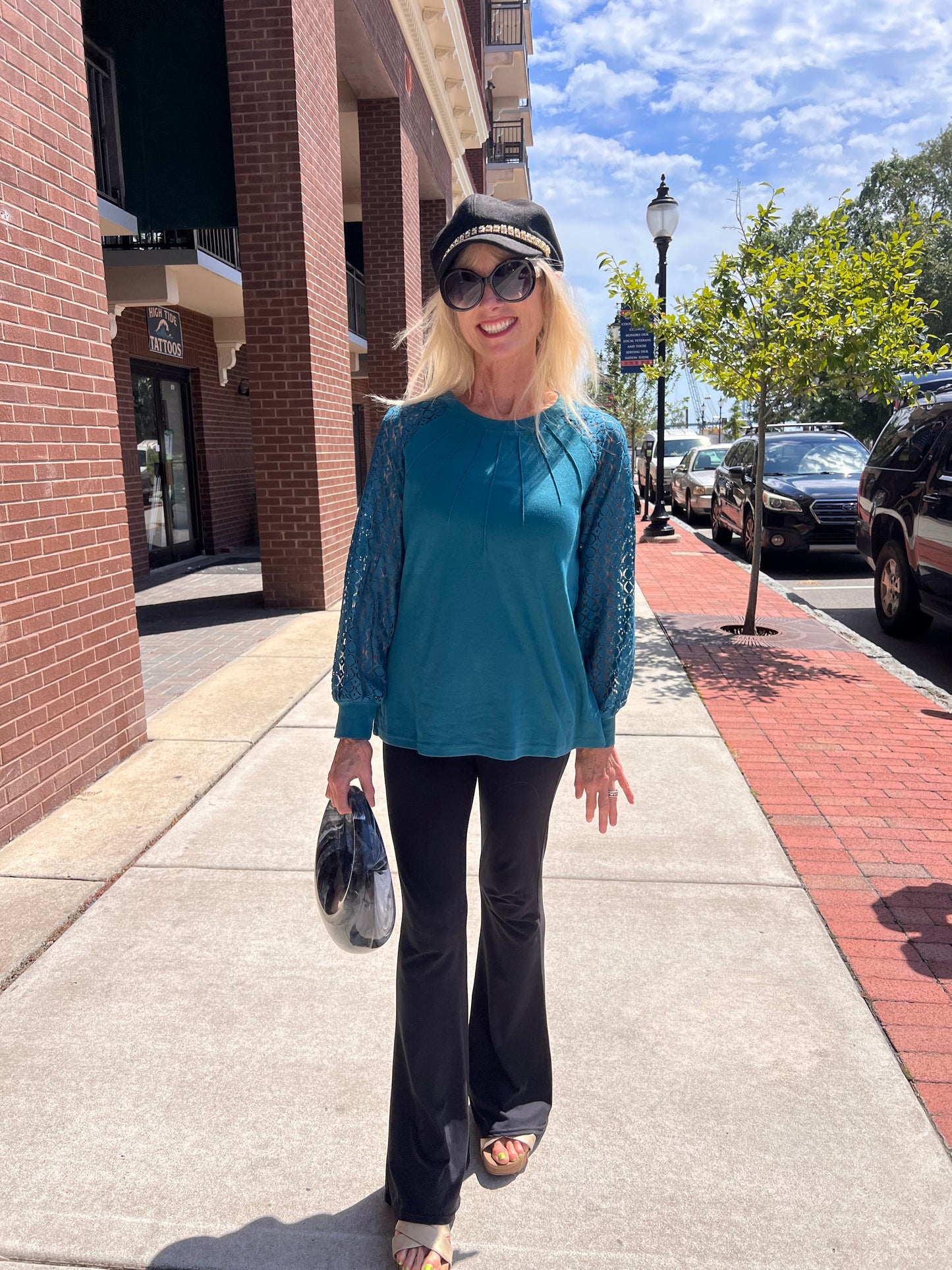 Long Sleeve Lace Top