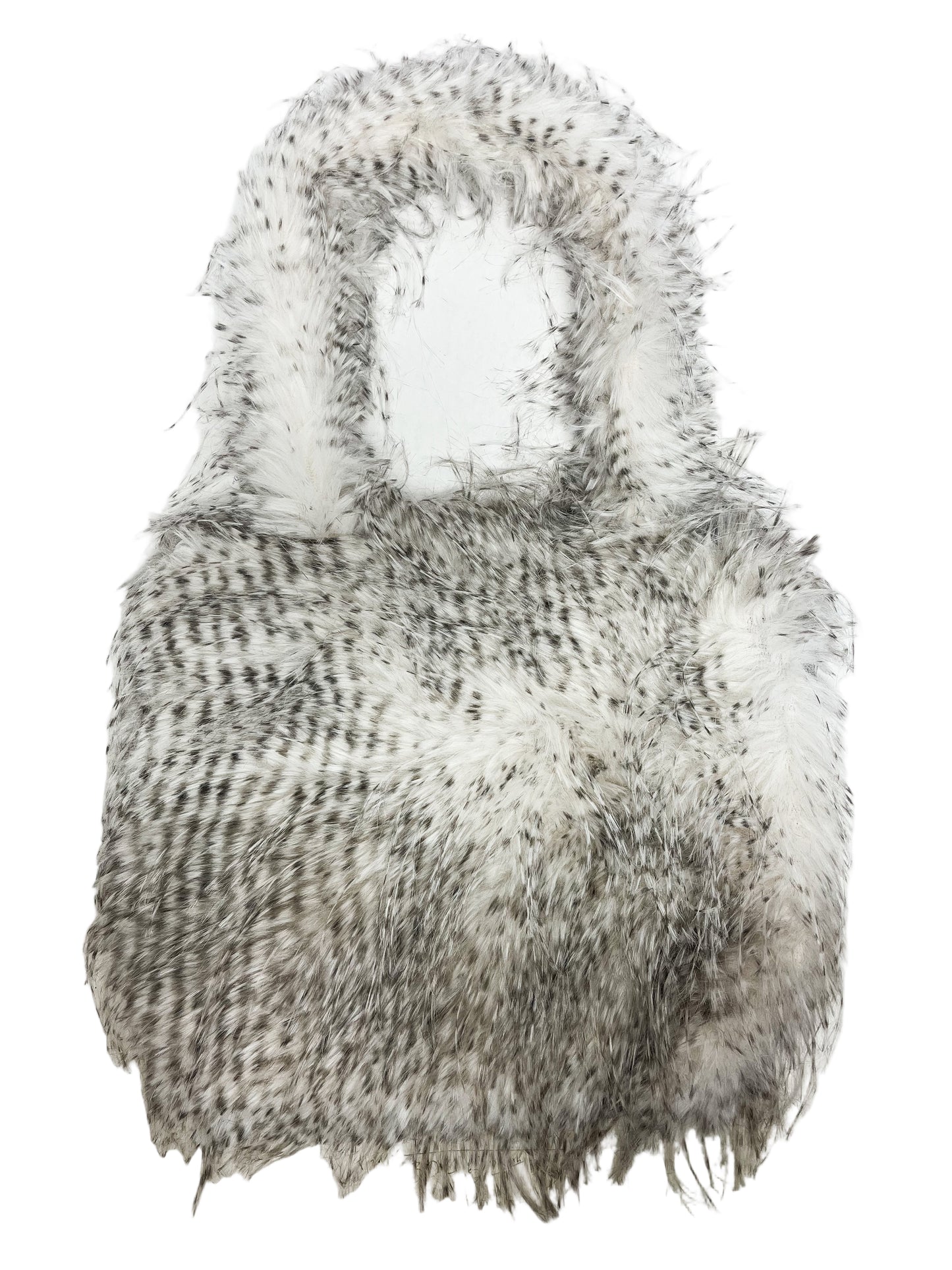 Speckled fuzzy purse