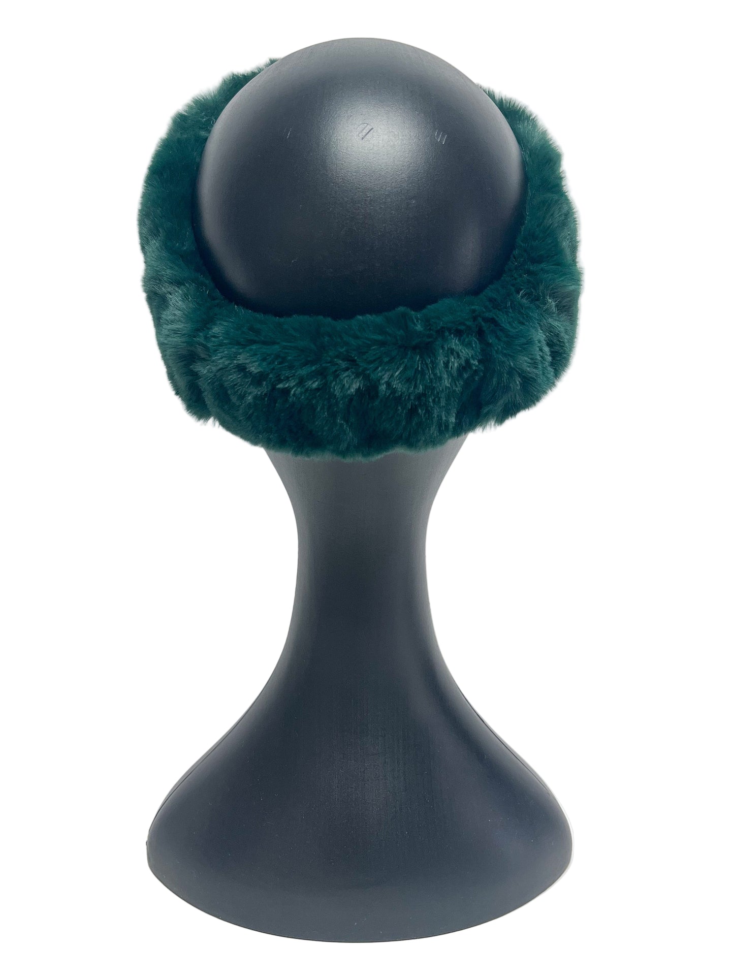 Green fuzzy headband