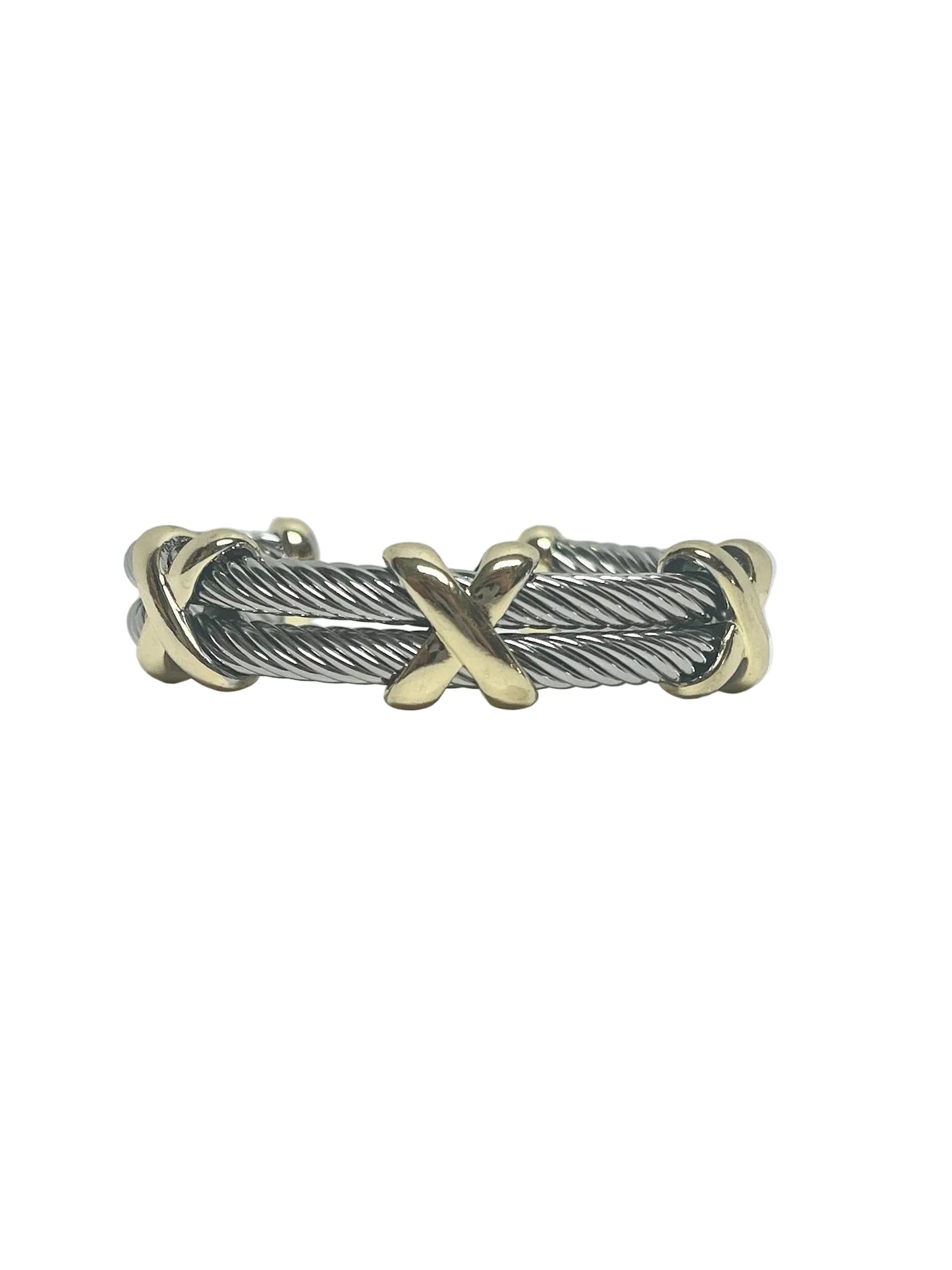 Cross tie bracelet