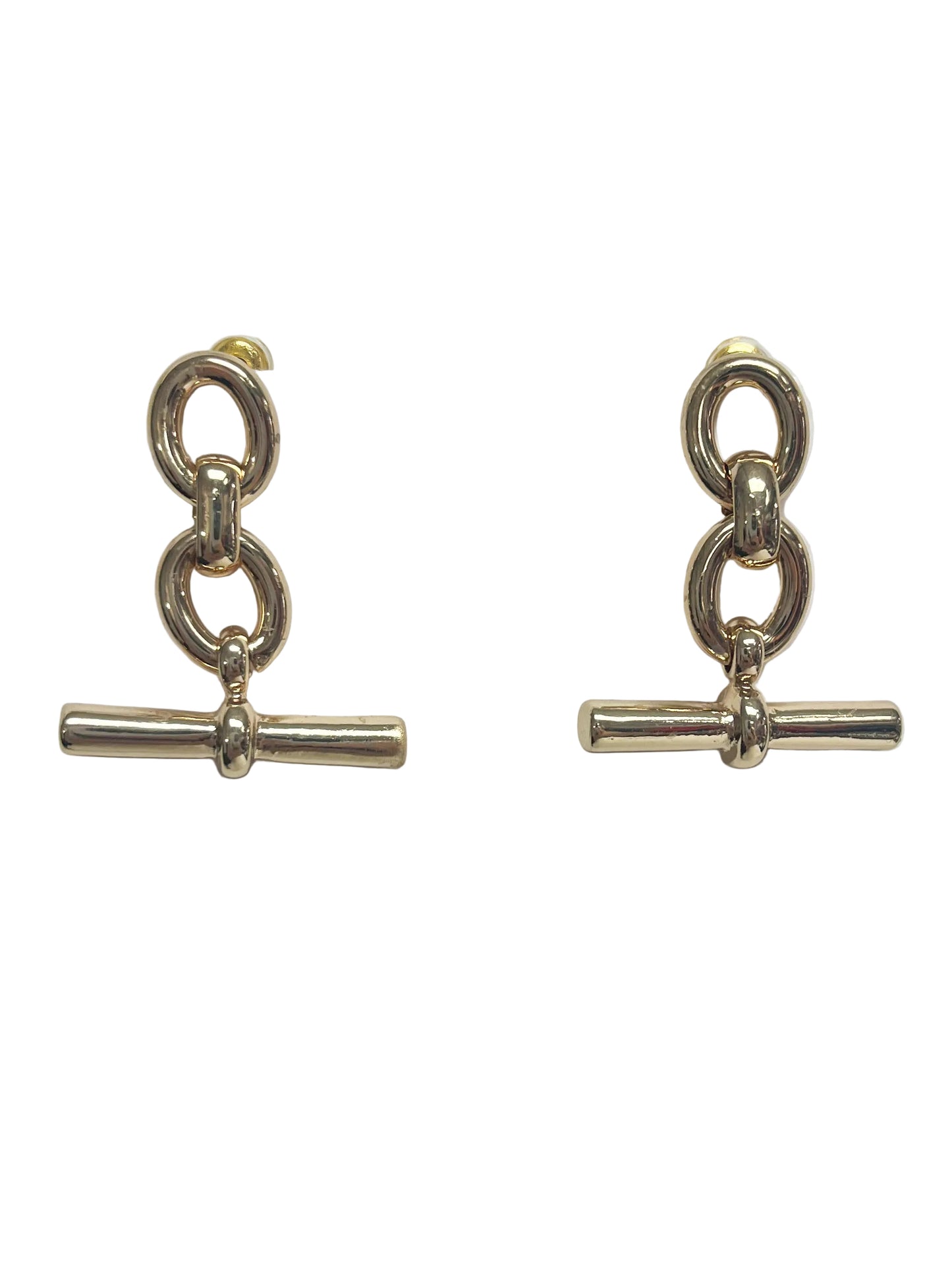 Crossbar Chainlink earrings