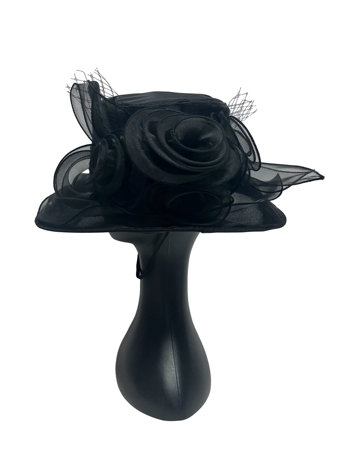 Black fashion hat