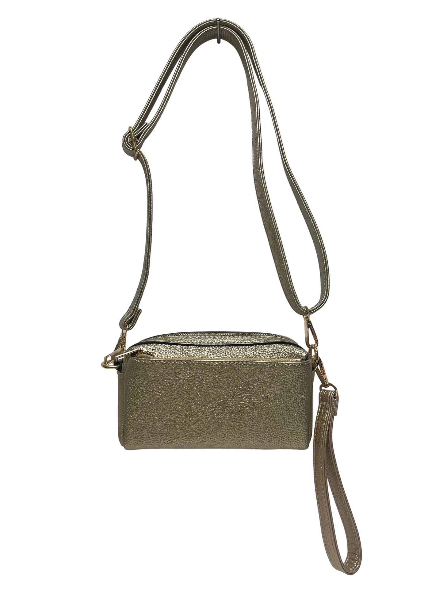 Double Zipper Crossbody