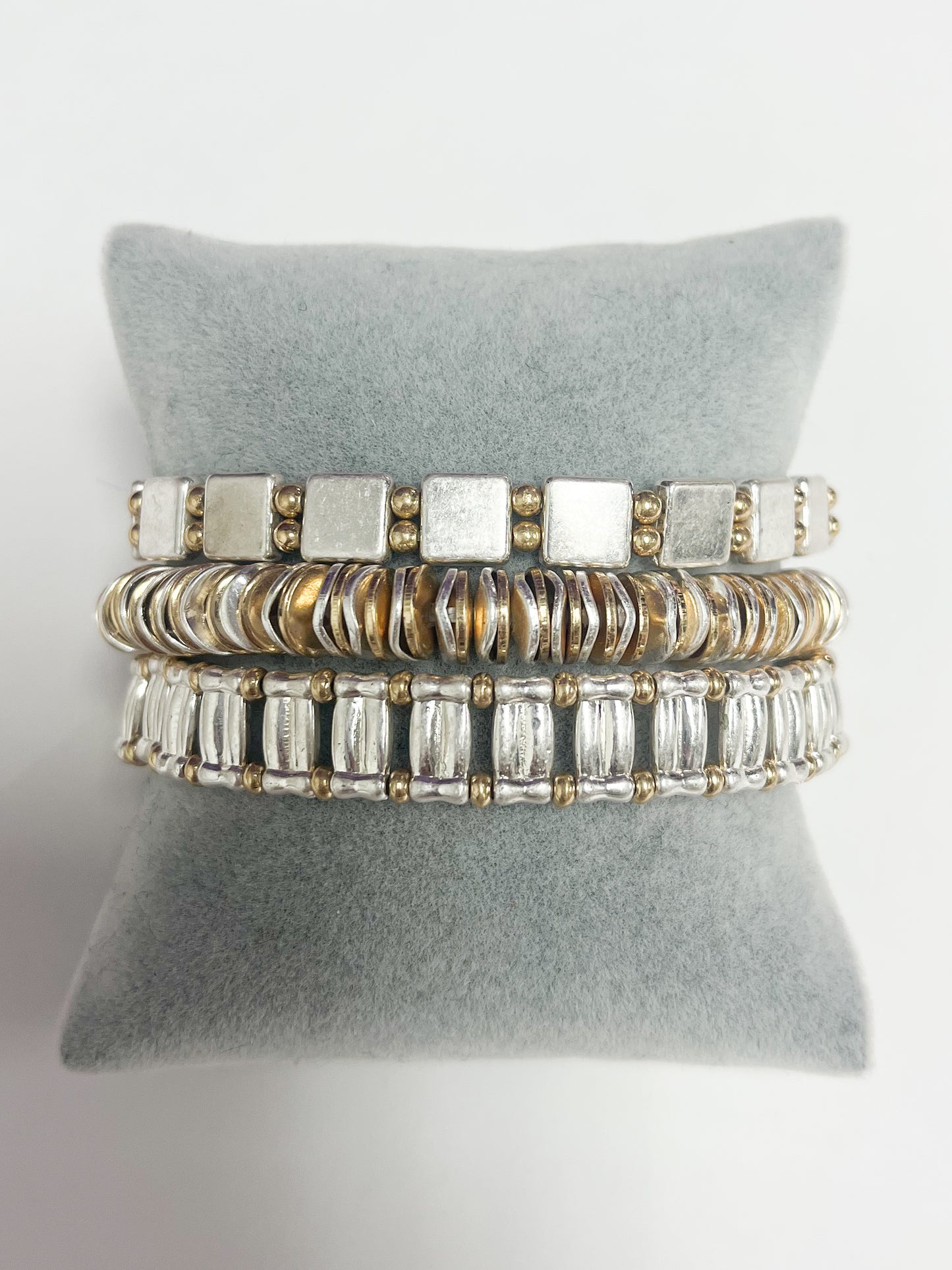 3 in 1 silver bracelet