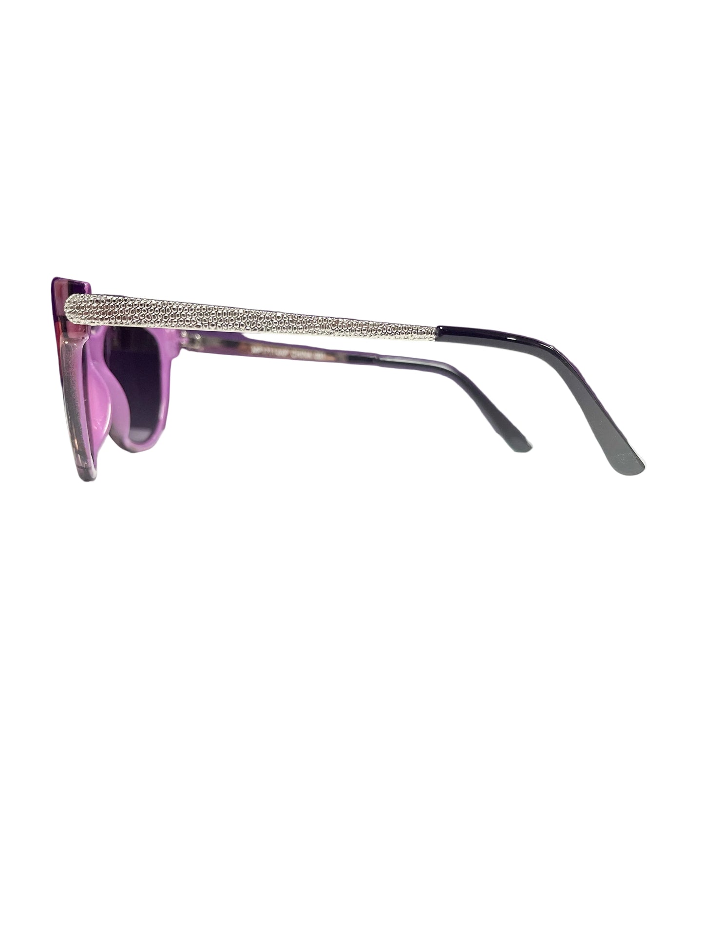 Purple striped sunglasses