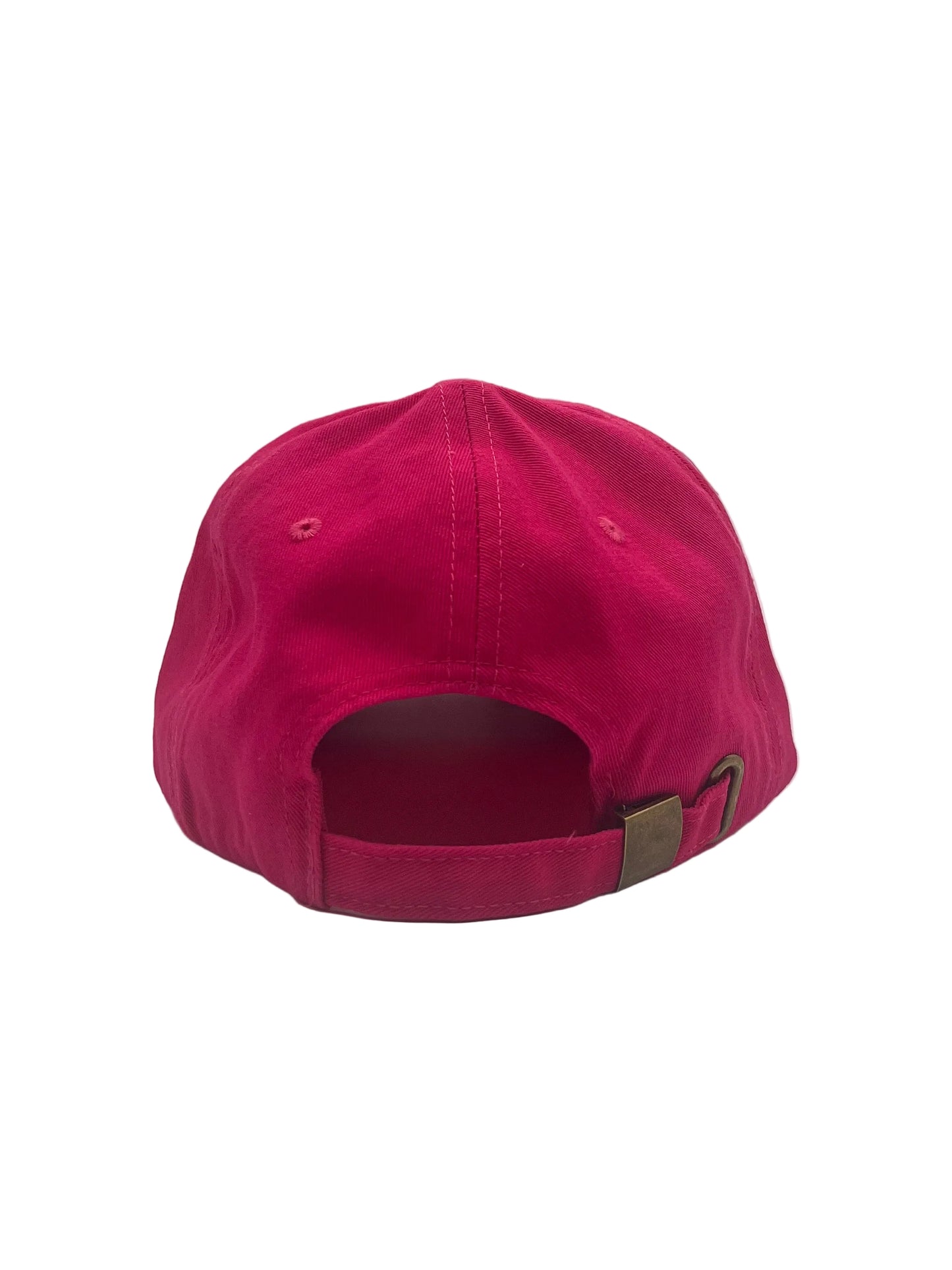 Hot Pink distressed script hat