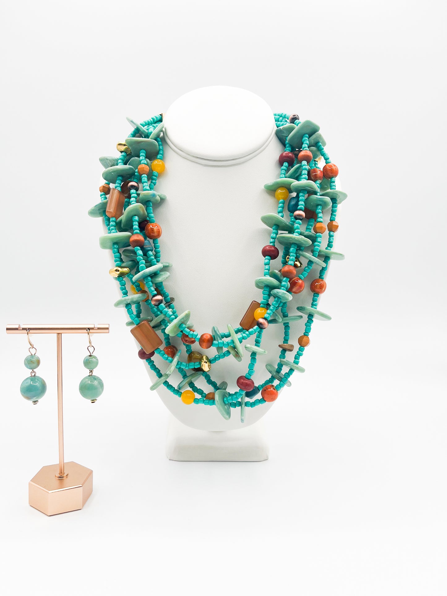 Turquoise Necklace Set