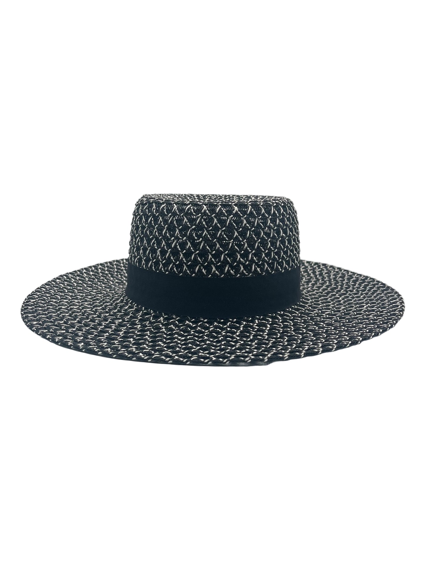 Black and white Printed Hat