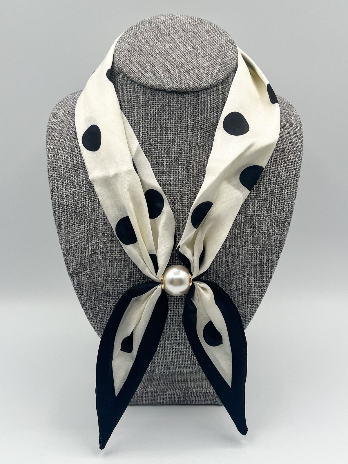 Printed handkerchief necklace