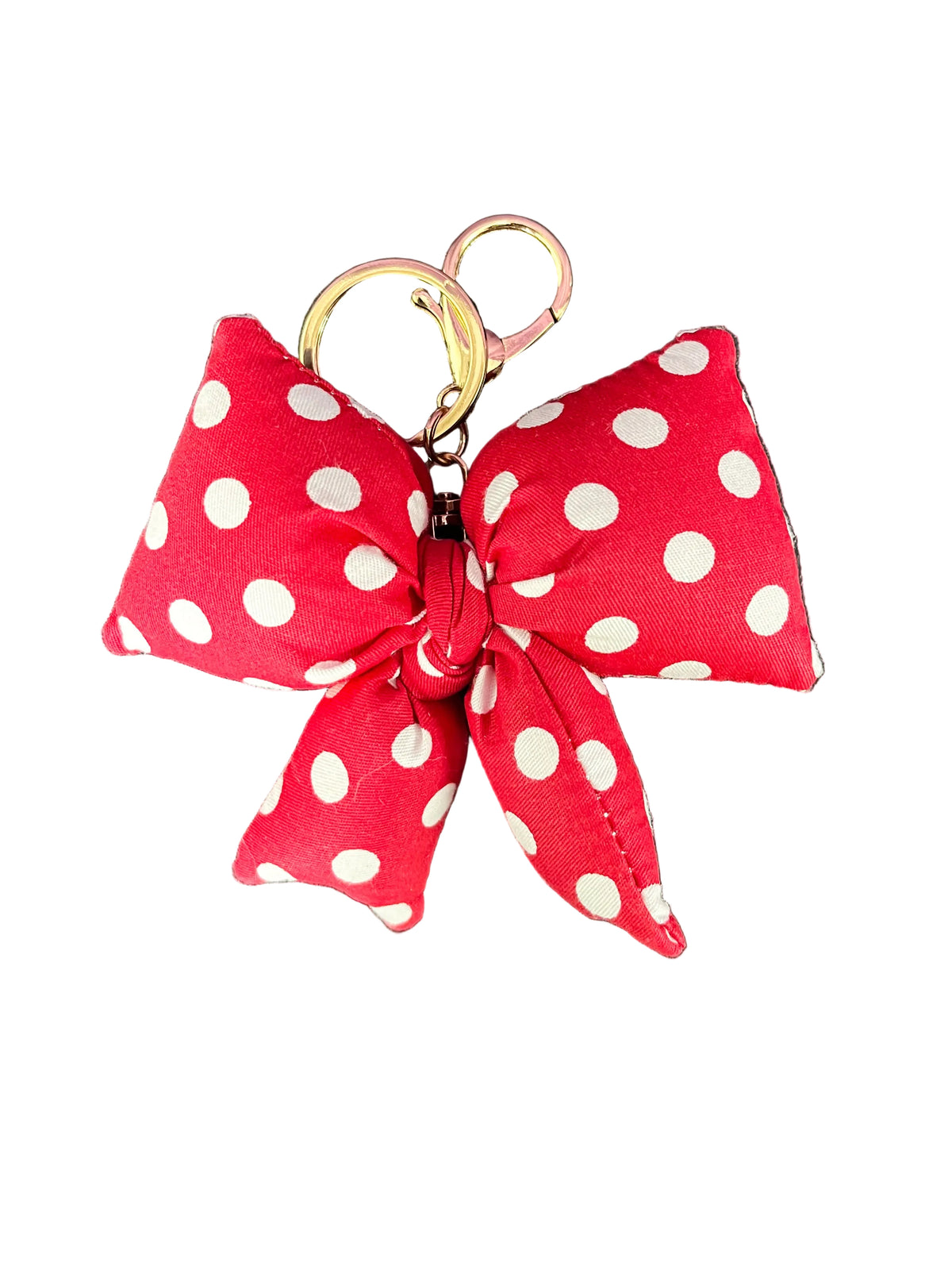 Polkadot bow charm
