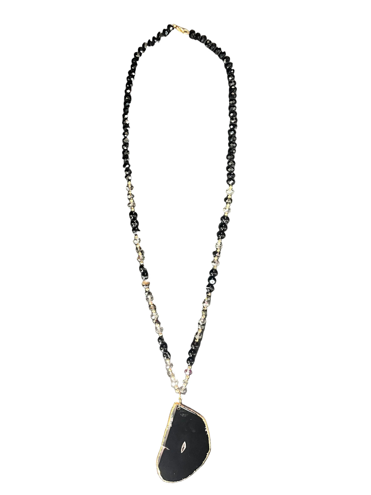 Black Charm Necklace