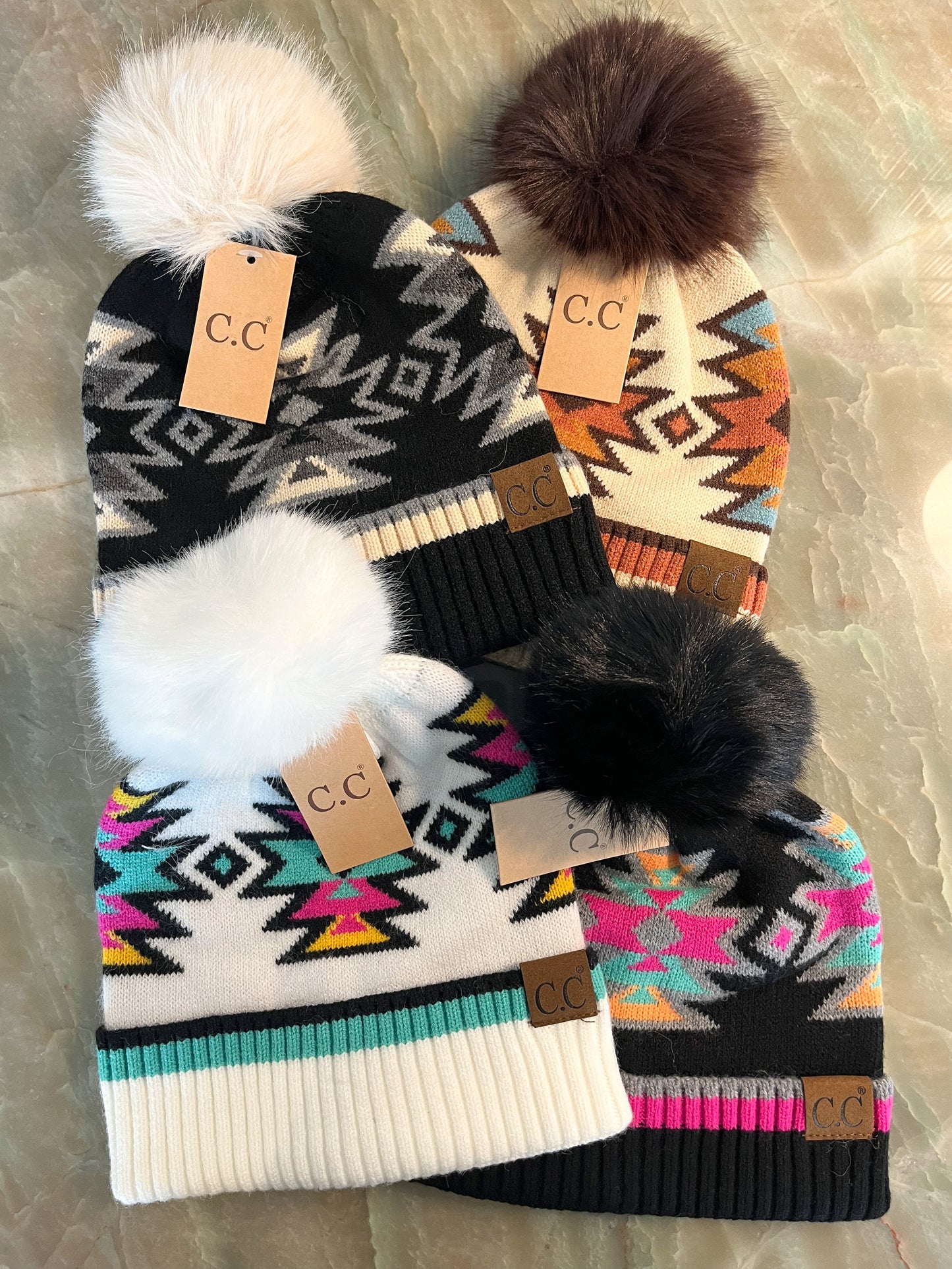 Aztec CC Brand Beanie