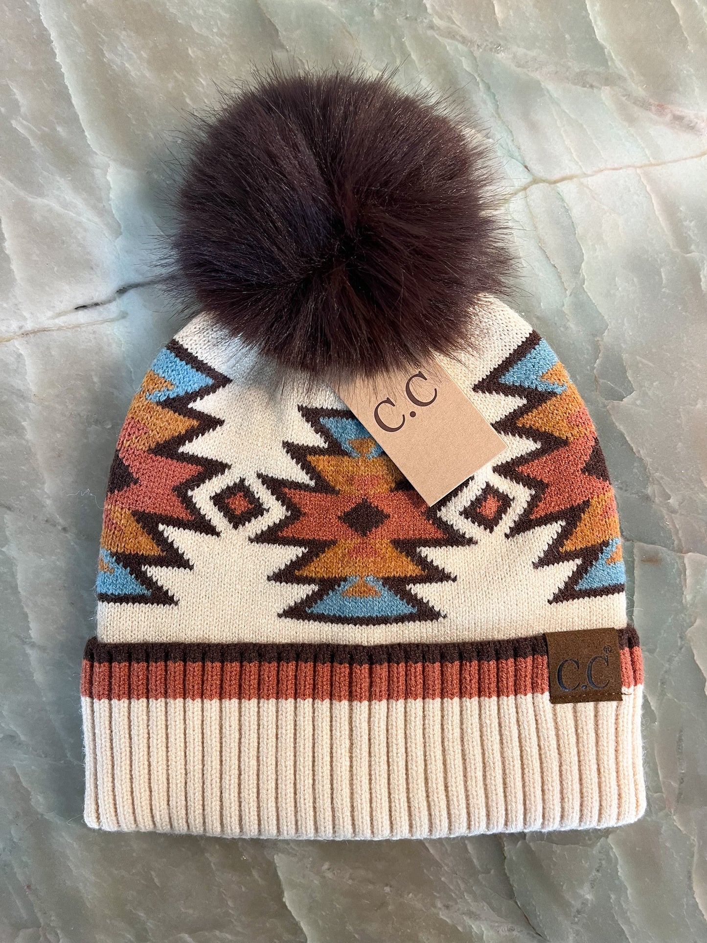 Aztec CC Brand Beanie