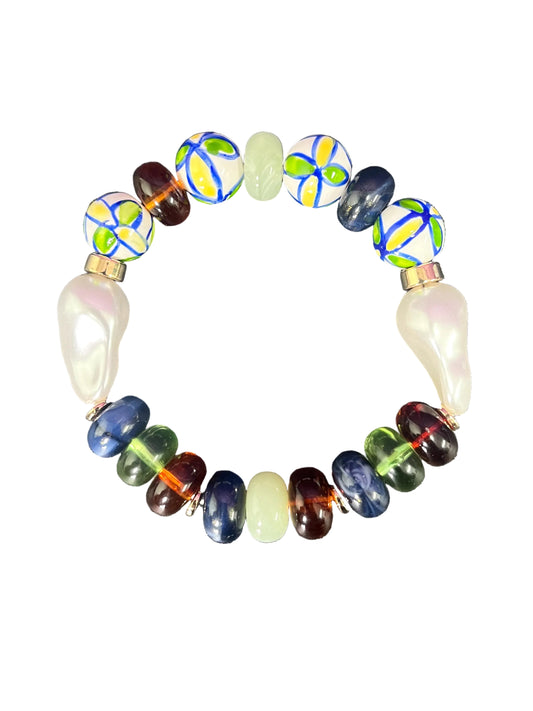 Abstract Stretch Bracelet