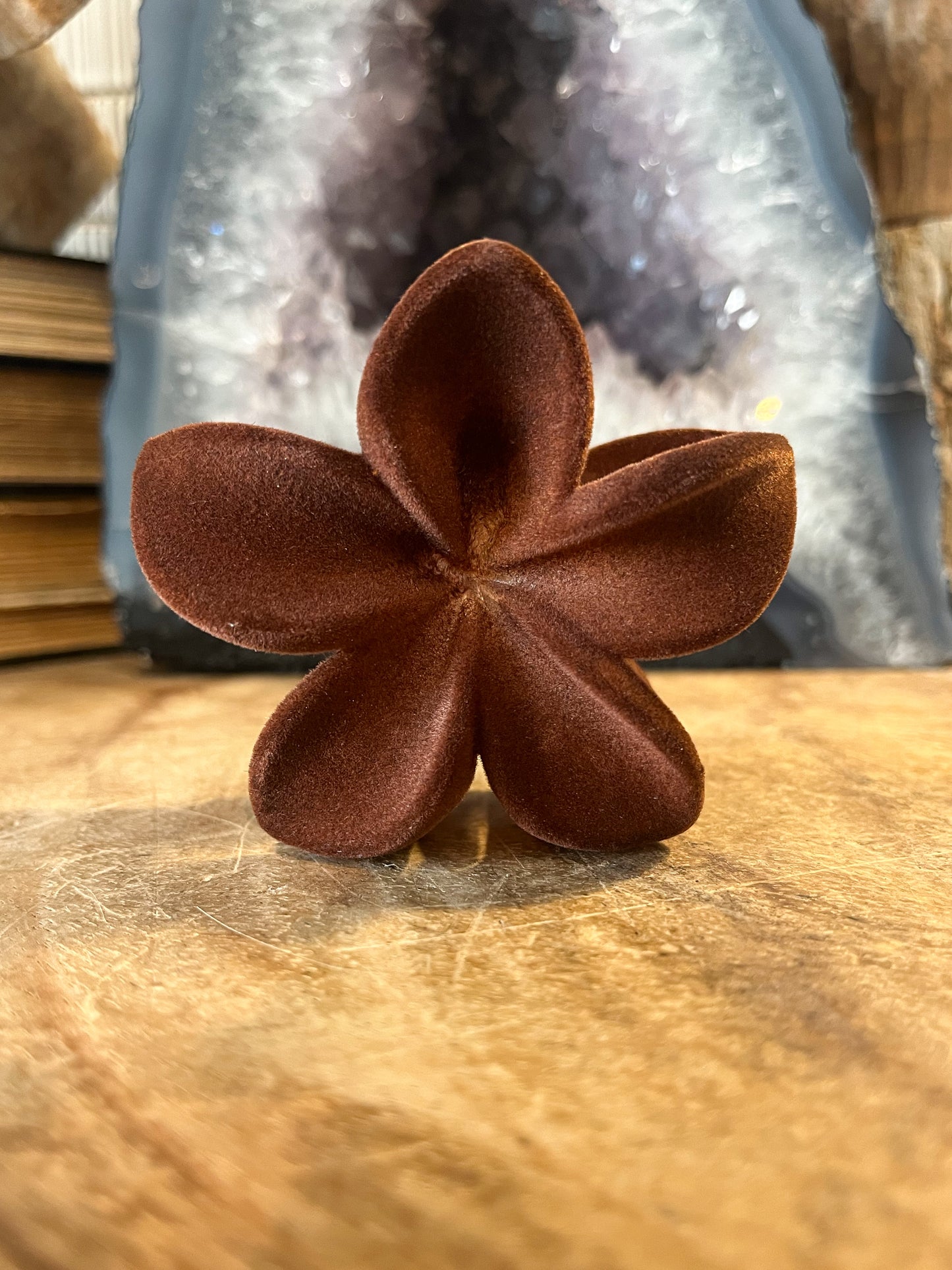 Felt Petal Hair Clip