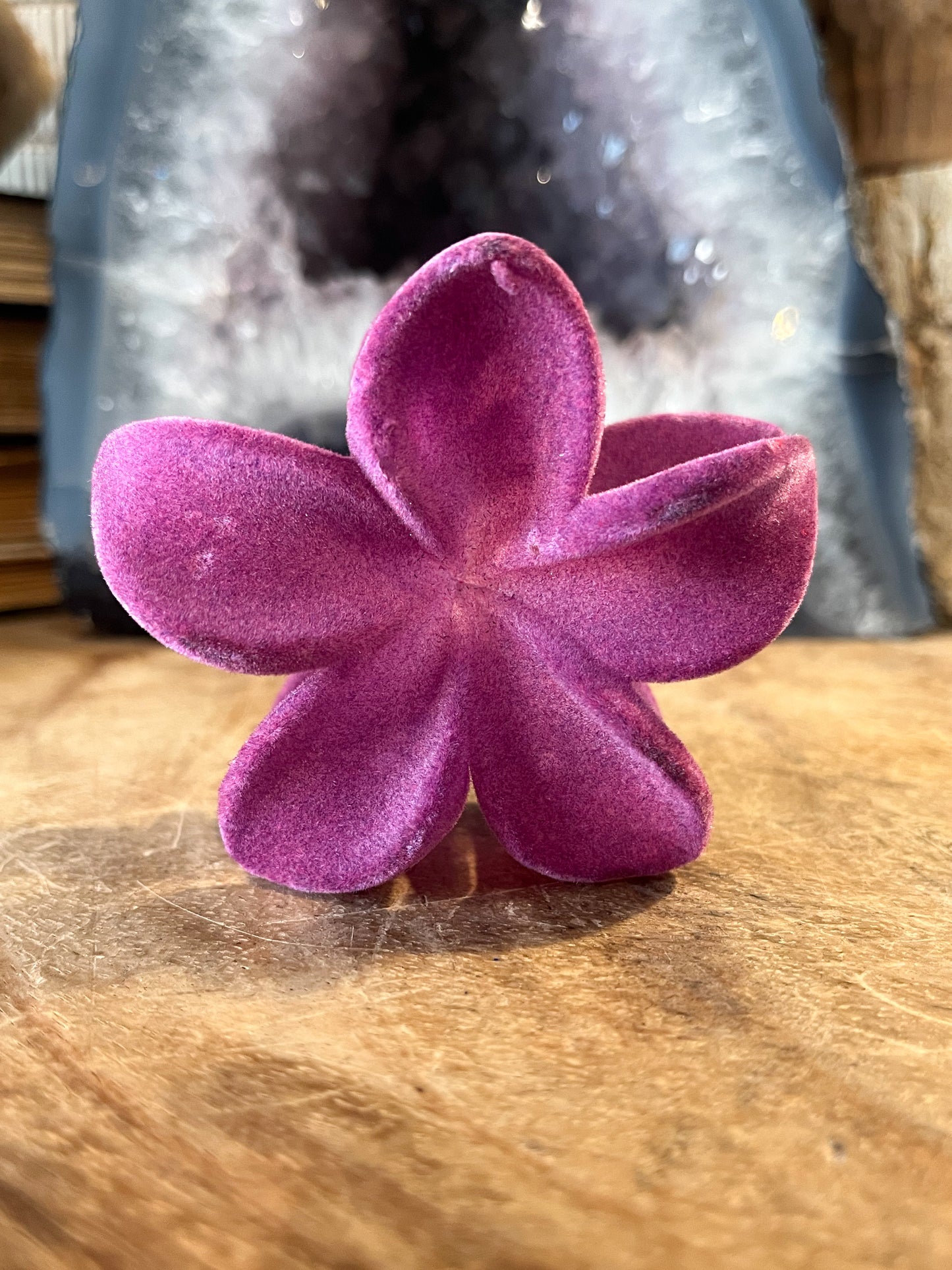 Felt Petal Hair Clip