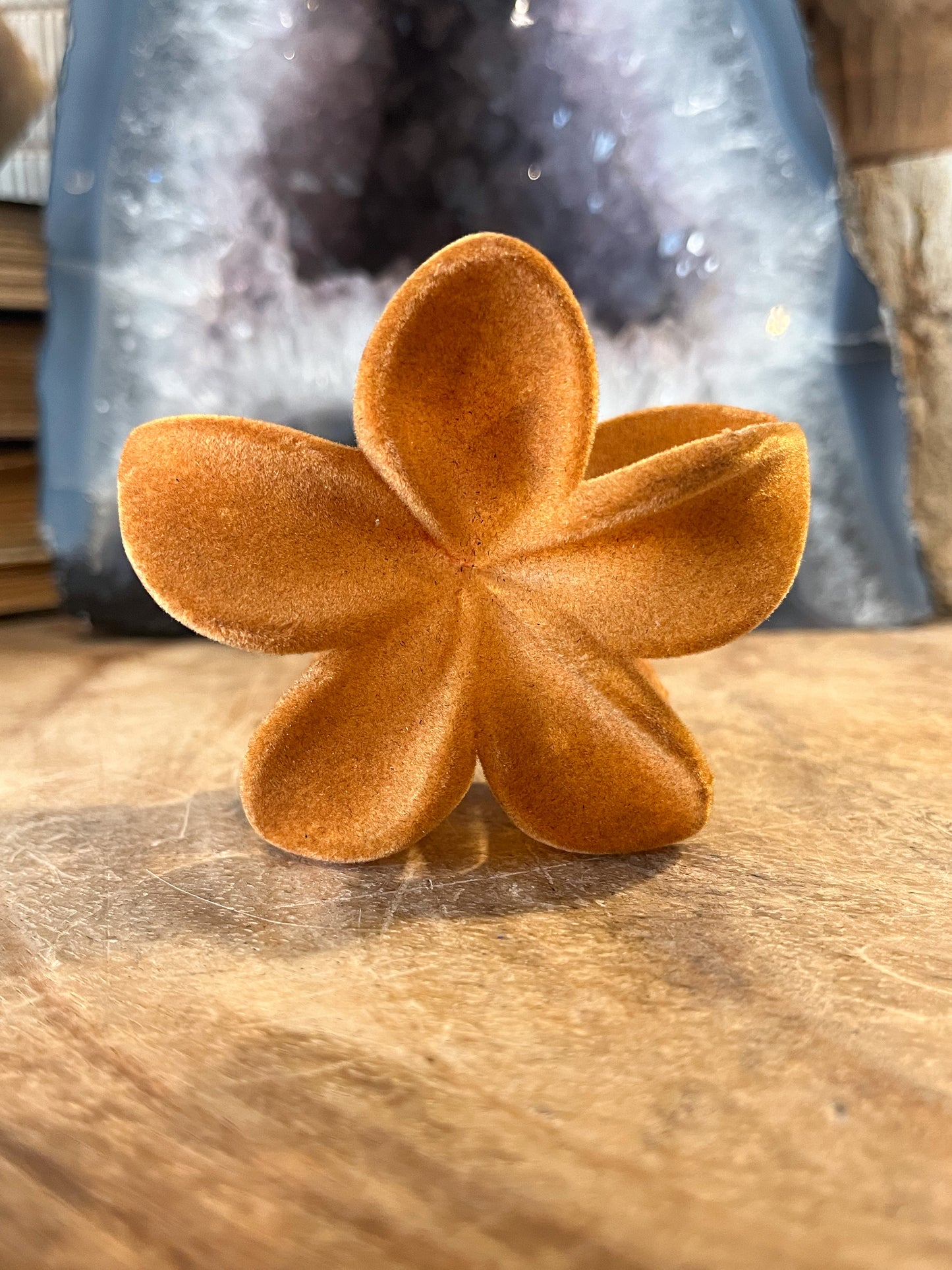 Felt Petal Hair Clip