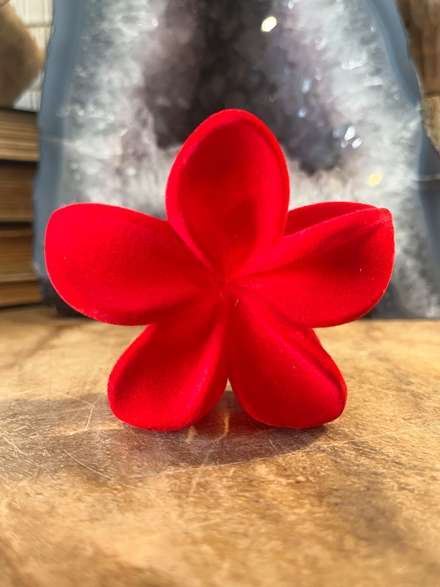 Felt Petal Hair Clip