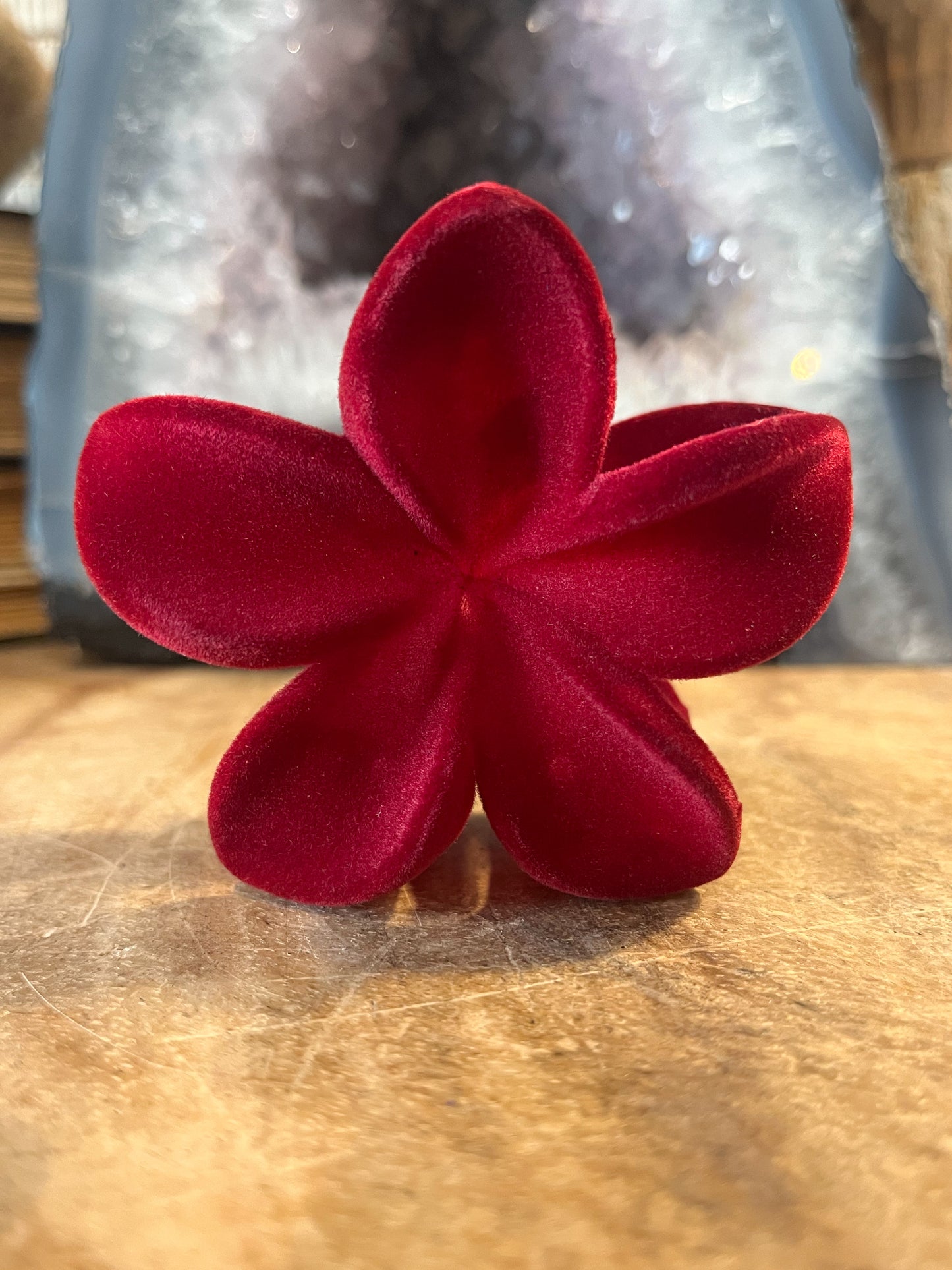 Felt Petal Hair Clip