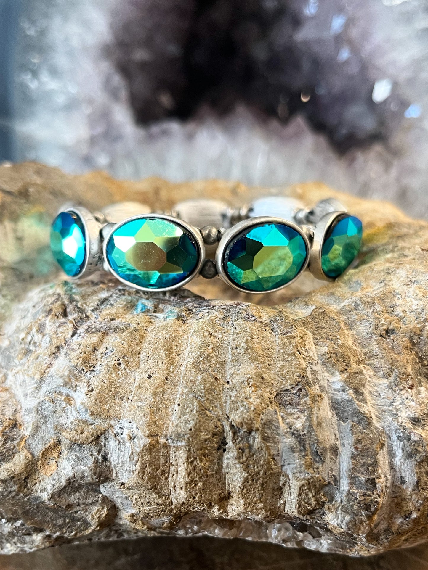 Oval Crystal Bracelet