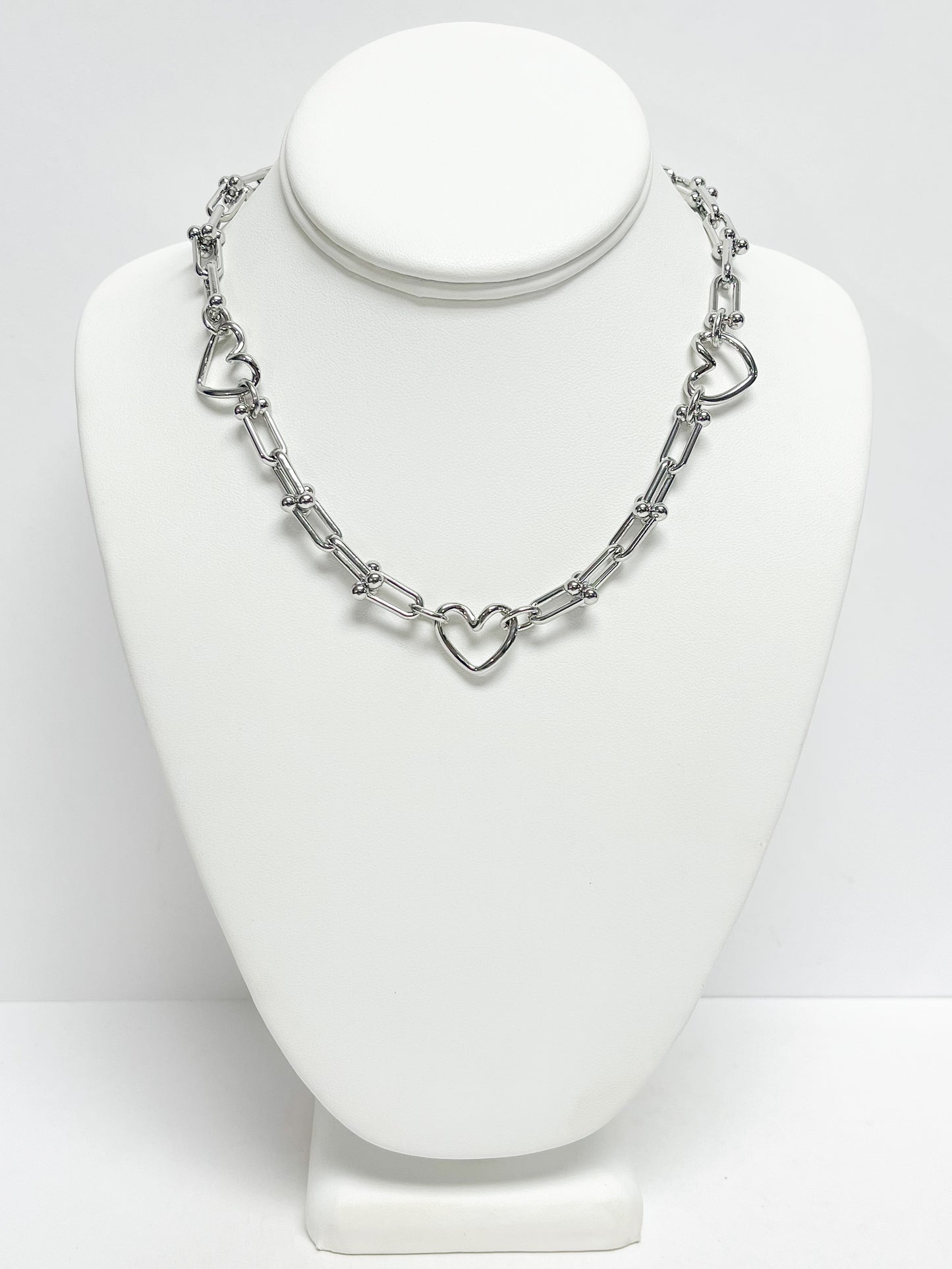 Heart Link Chain Necklace