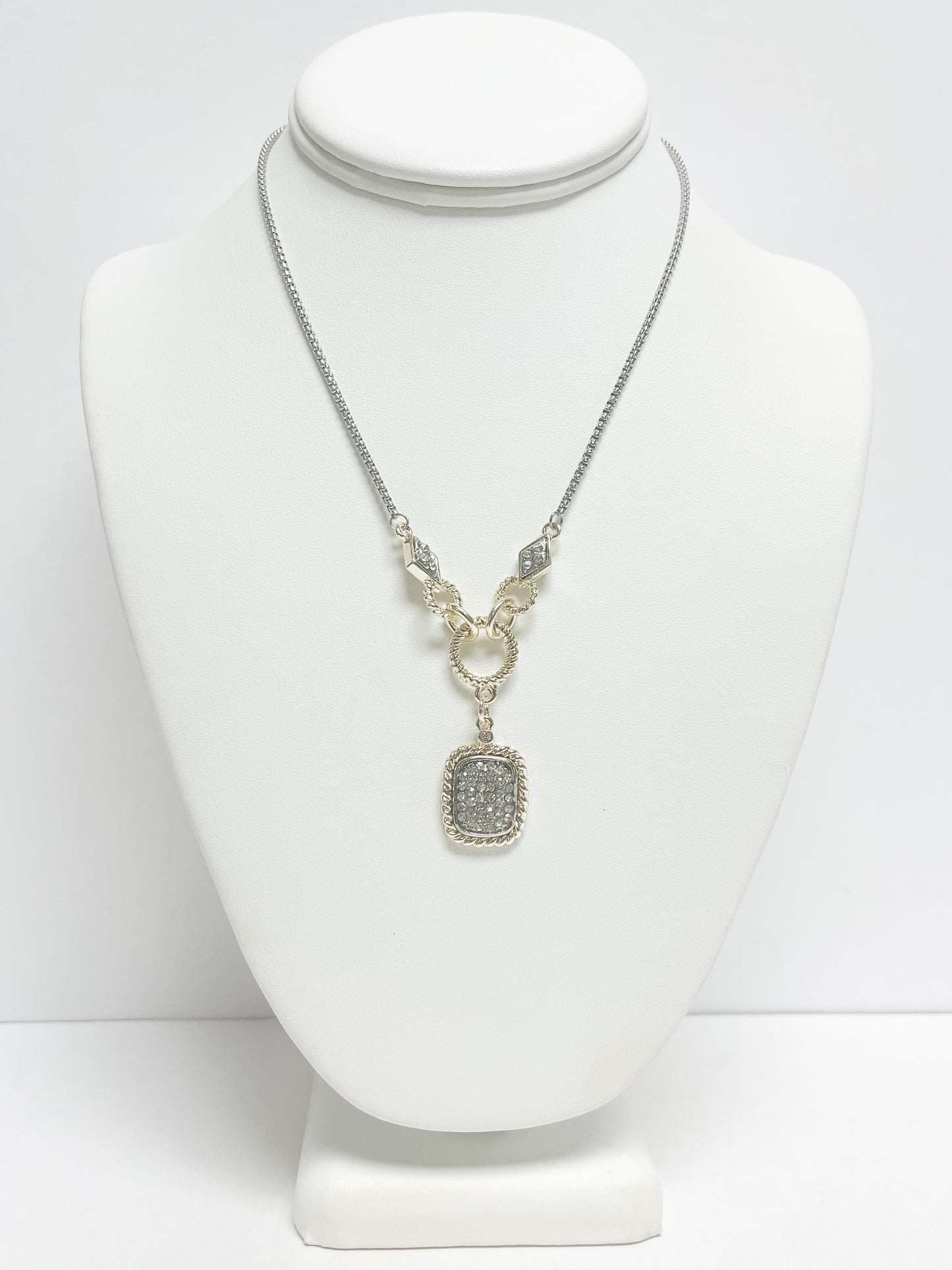 Square Pendant Necklace