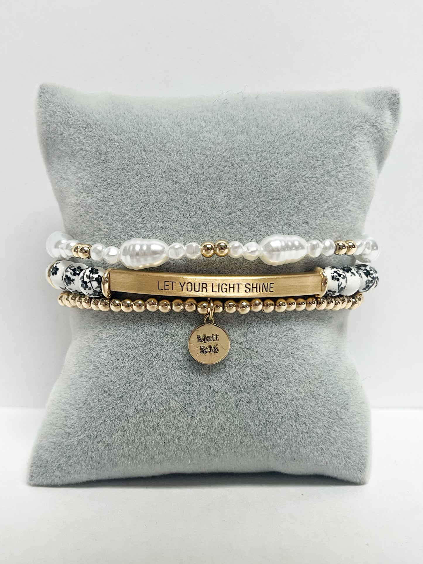 Inspirational Bar Message Bracelets