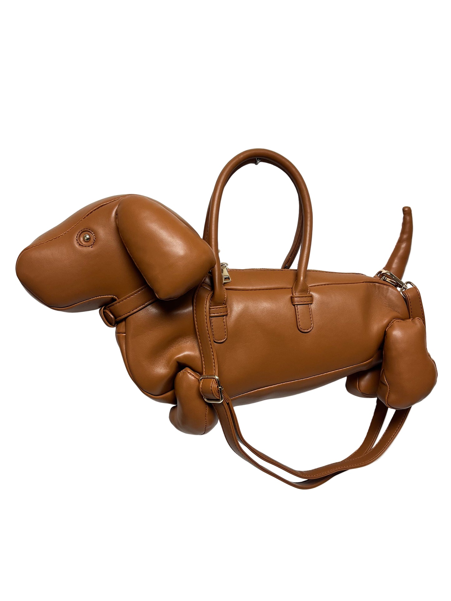 Fun brown poochie purse