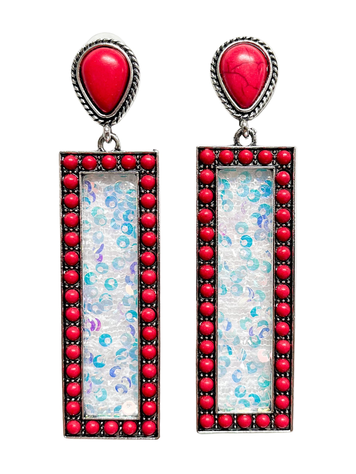 Rectangle fashion earrings