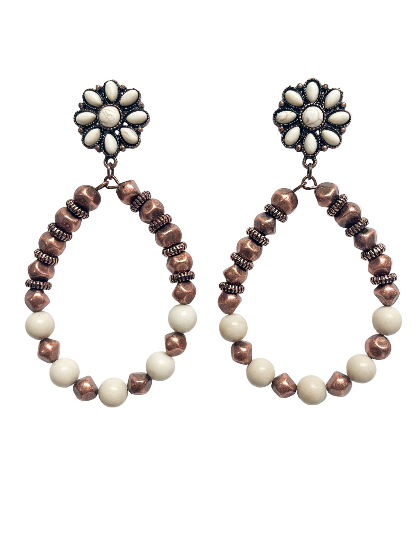 Conch post Dangle earrings