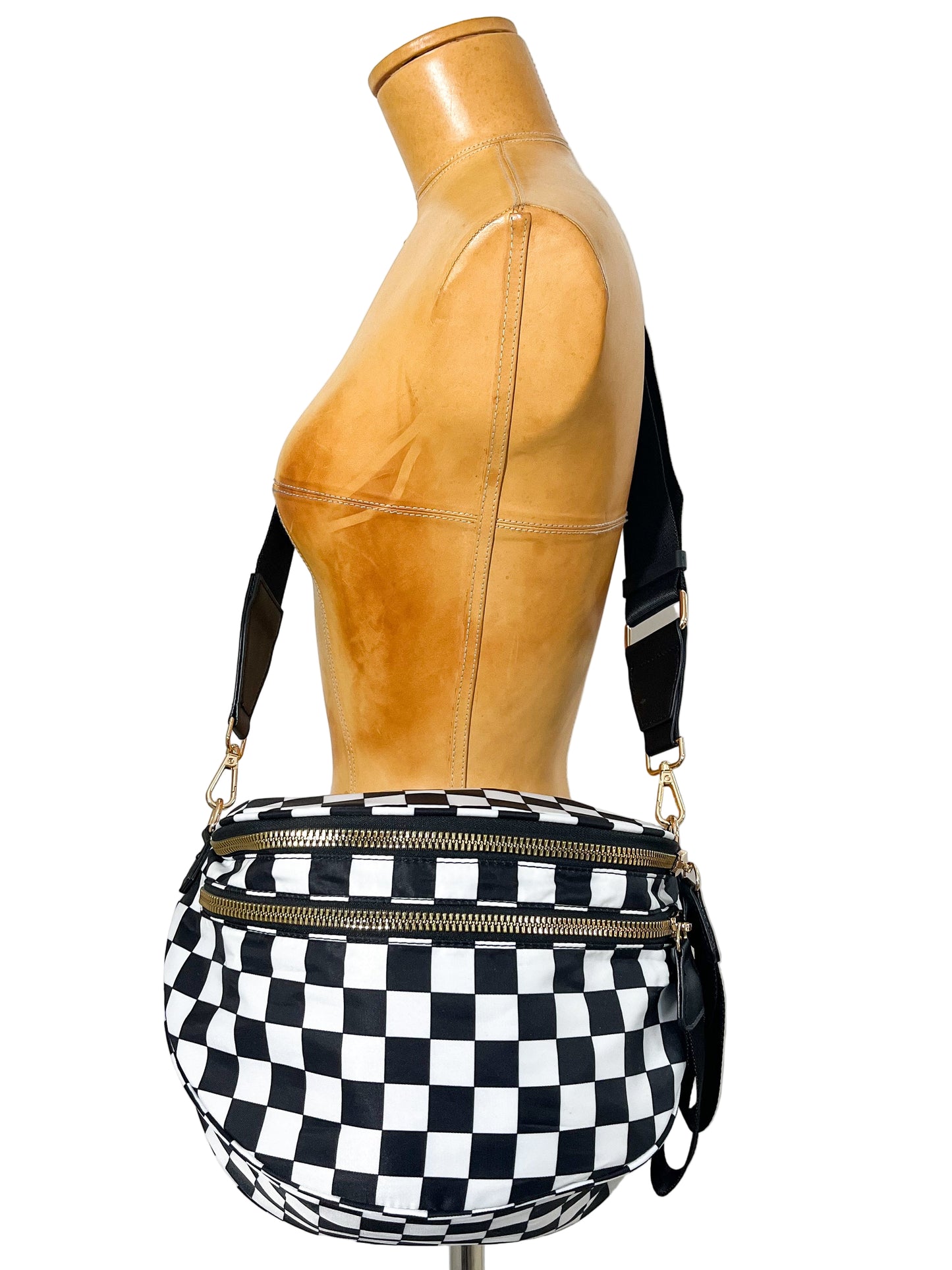 Checkered Crossbody