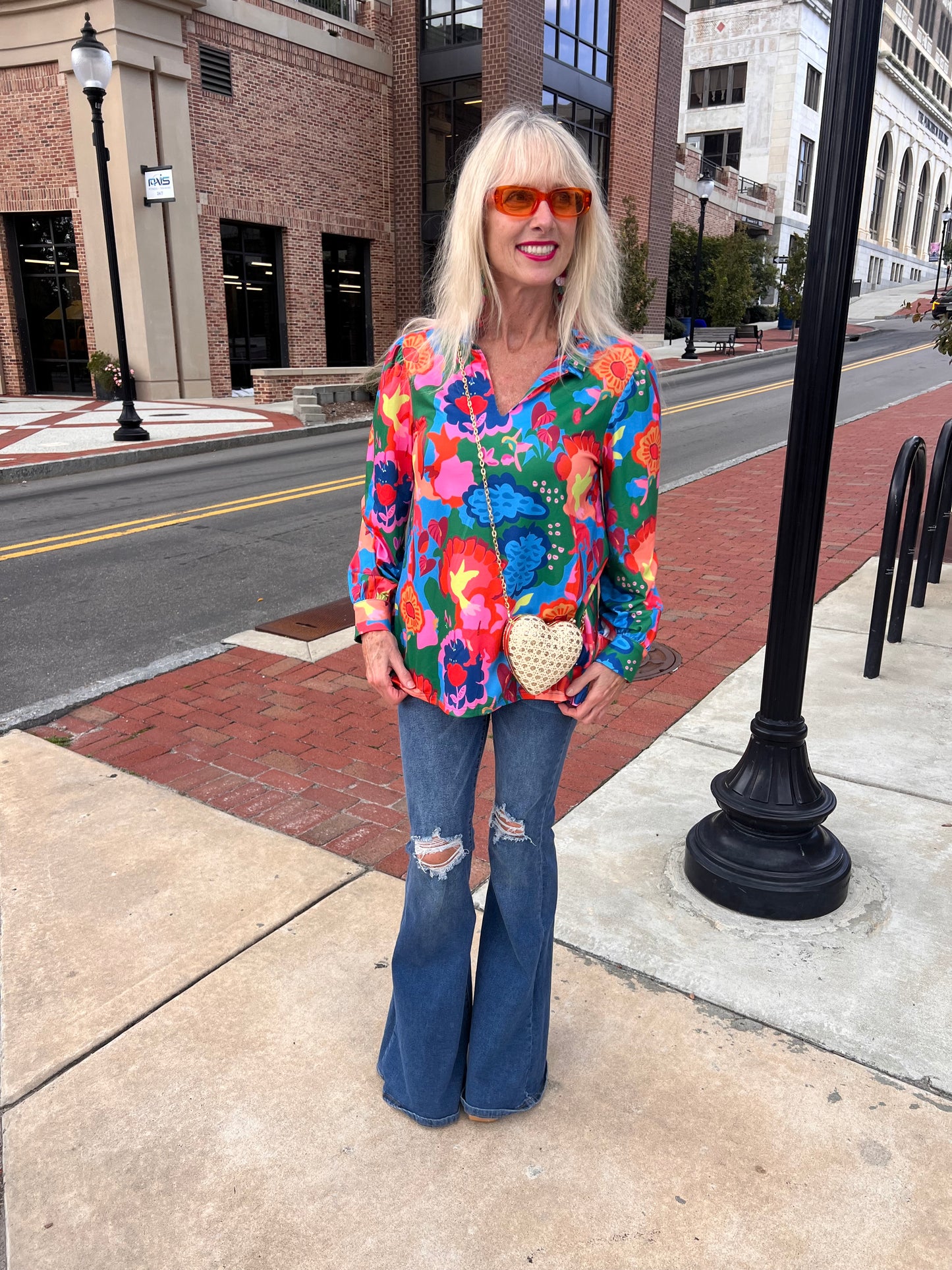 Long Sleeve Multi Top